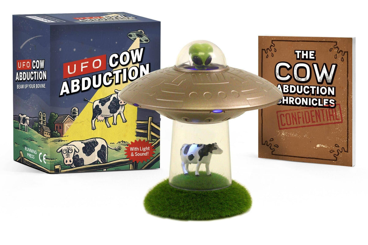 UFO Cow Abduction Toy With Light And Sound - - The Puntique
