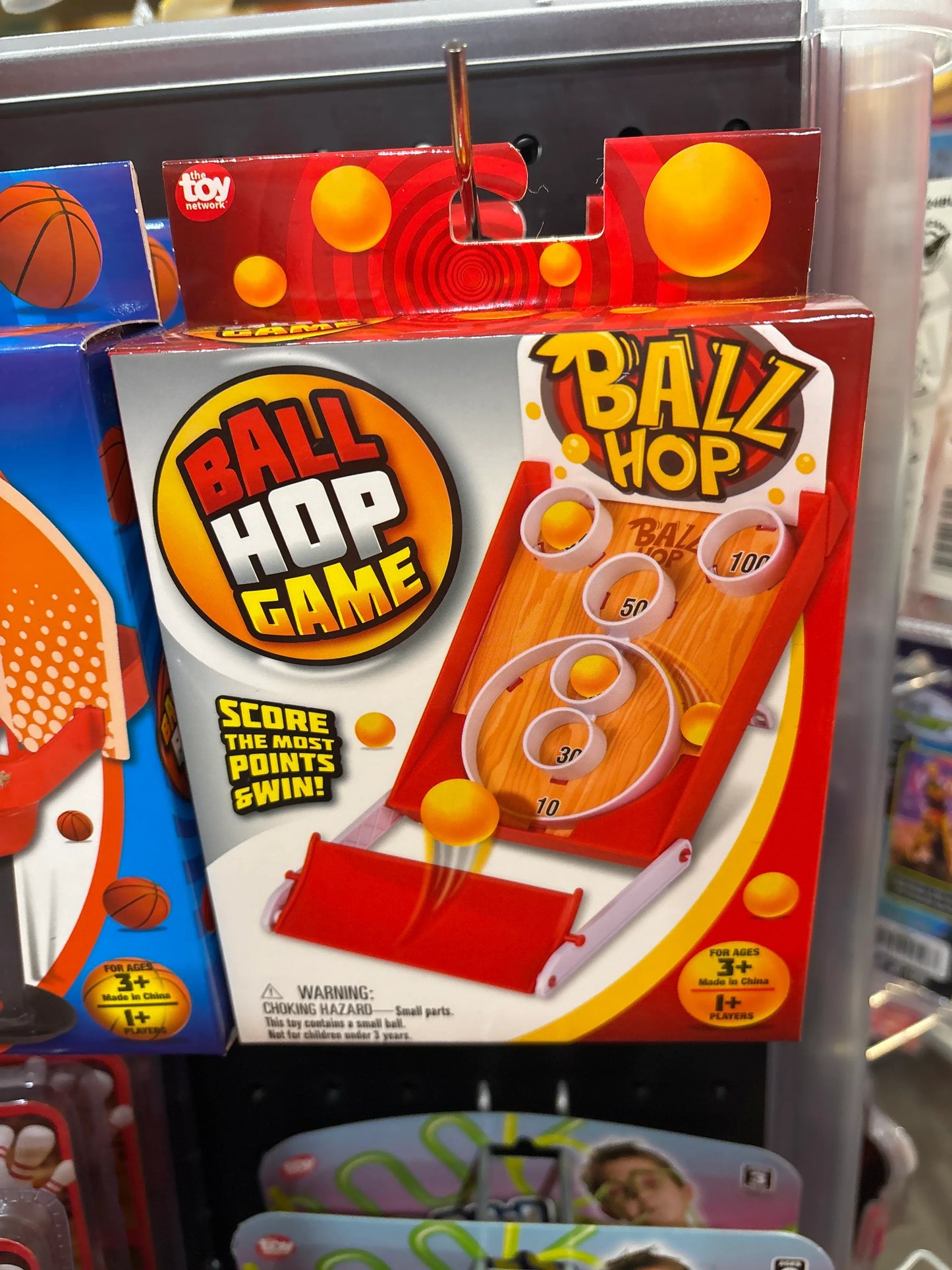 10" Desk Top Ball Hoop Game - - The Puntique