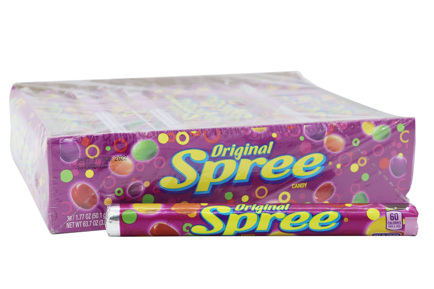 Original Spree Roll Candy, 36ct - Grandpa Joe's Candy Shop