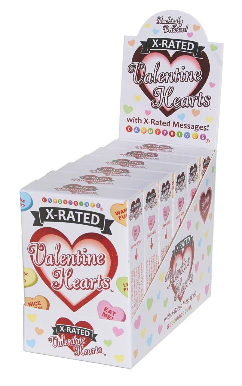 X-Rated Valentine's Conversation Candy Hearts - Little Genie Productions