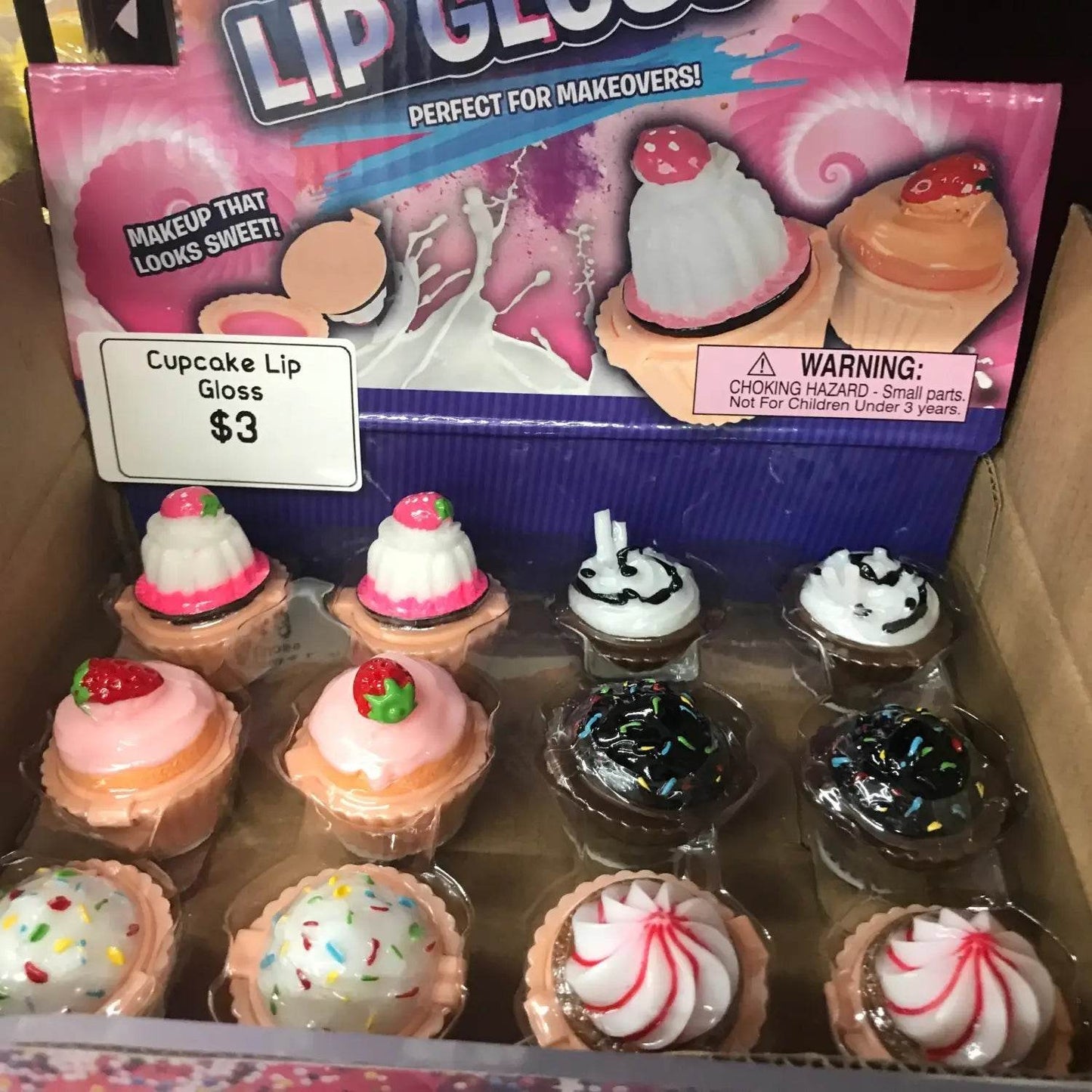 1.25in Cupcake Lip Gloss - The Toy Network
