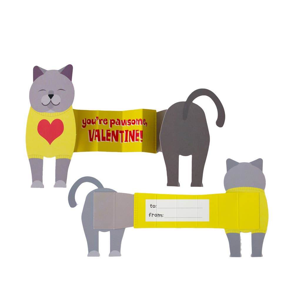 Paper House Productions - Accordion Pets Valentines - Paper House Productions