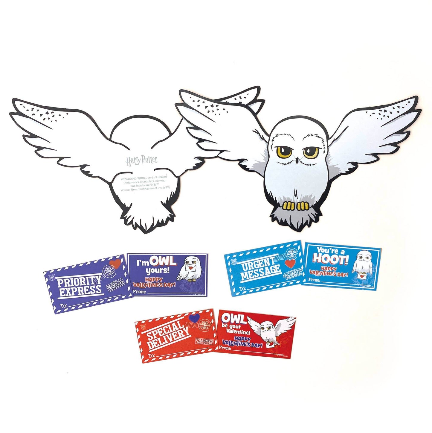 Paper House Productions - Harry Potter Valentine Cards - Harry Potter Owls - Paper House Productions