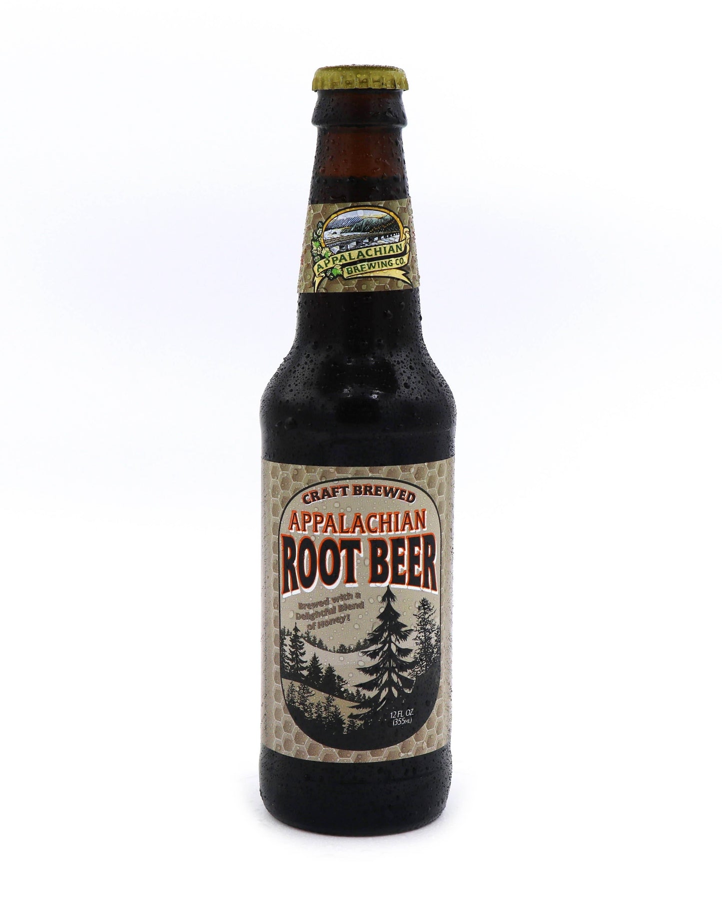 Appalachian Root Beer Soda, 12oz Glass Bottle - - The Puntique
