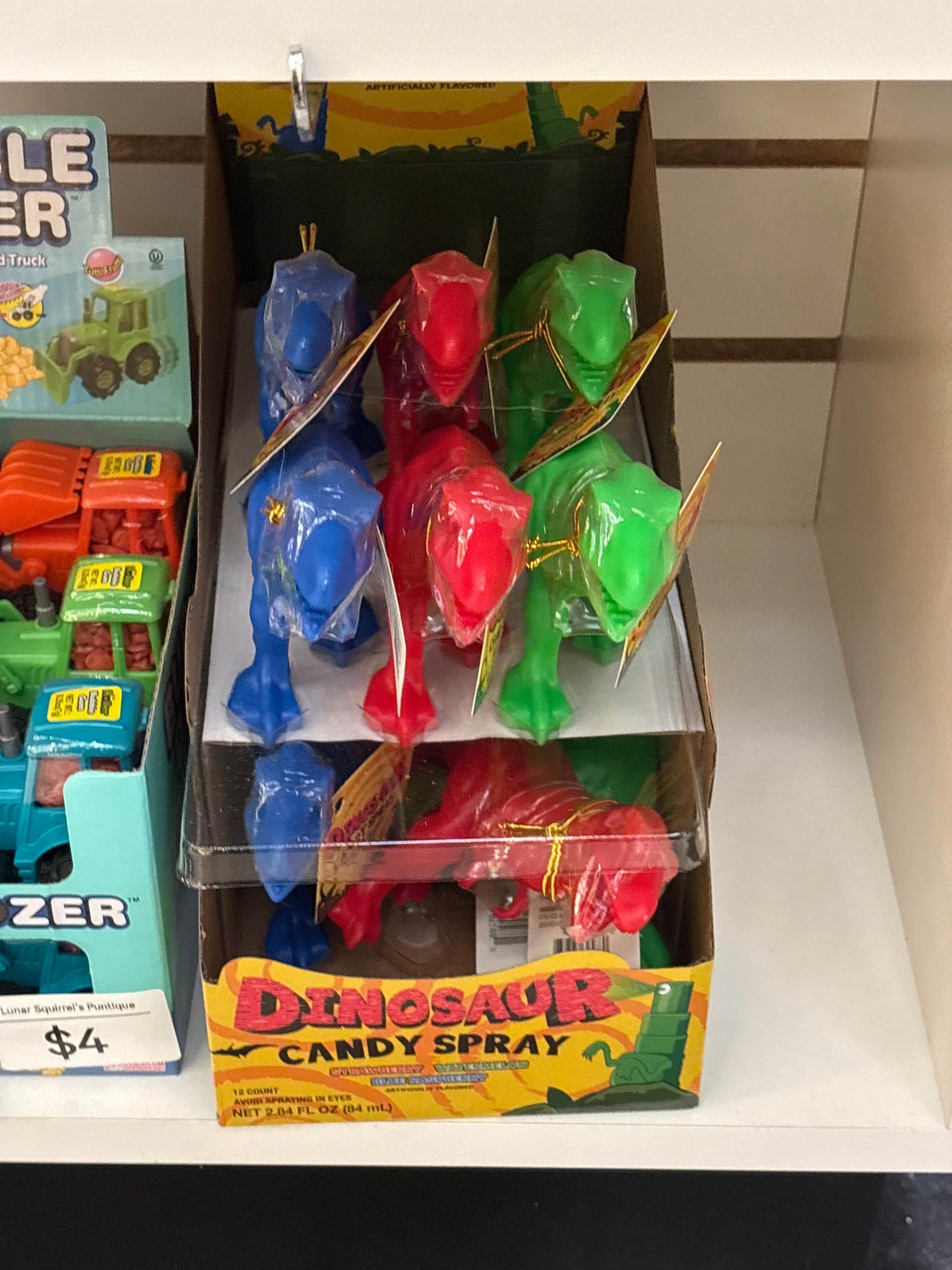 DINOSAUR SPRAY CANDY 0.23 OZ - Nassau Candy