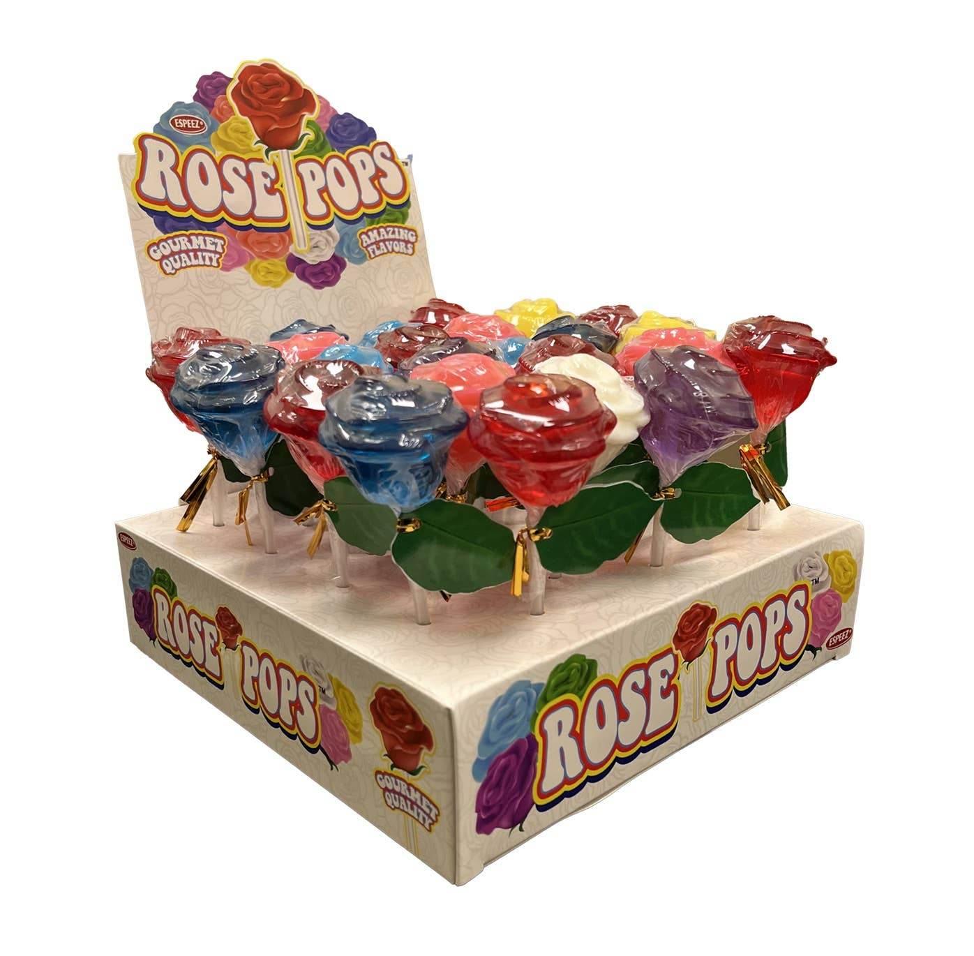 Espeez, Assorted Rose Pops, 24ct - - The Puntique
