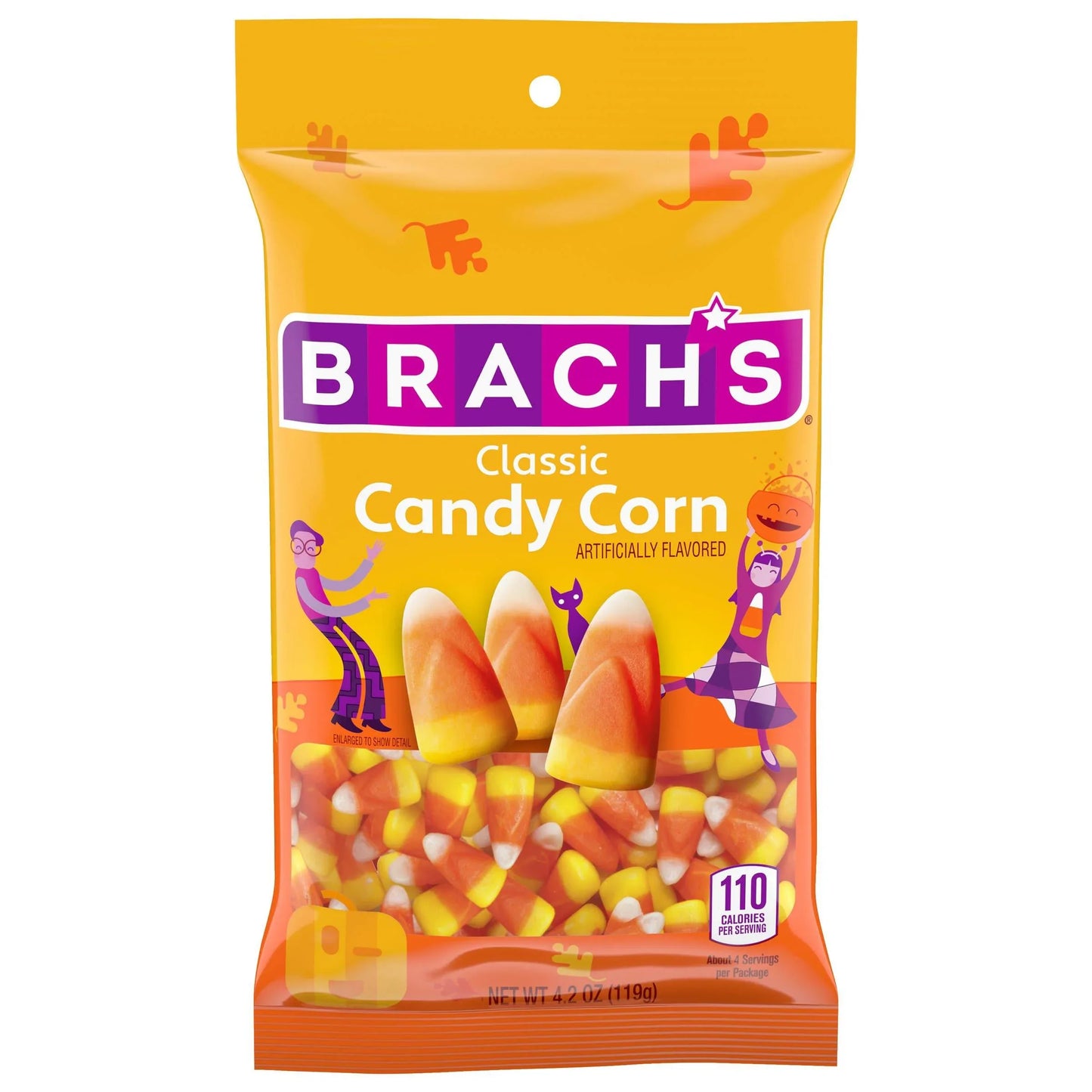 Brach's Classic Candy Corn Peg Bag, 4.2oz - - The Puntique