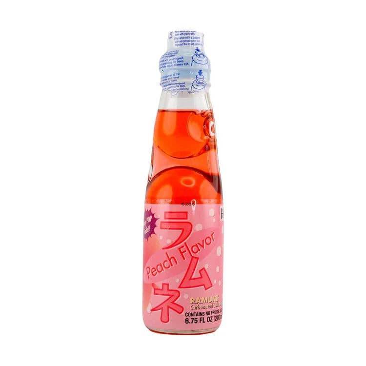Fuji Soda (Ramune) Peach 200ml (Japan) - - The Puntique