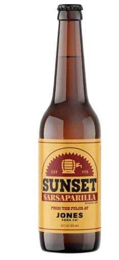 Jones Fallout Sunset Sarsaparilla, Glass Bottle Soda - - The Puntique
