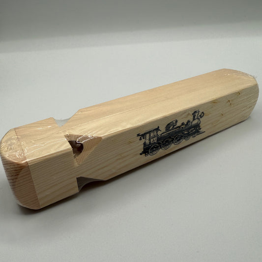 7.5" WOODEN TRAIN WHISTLE