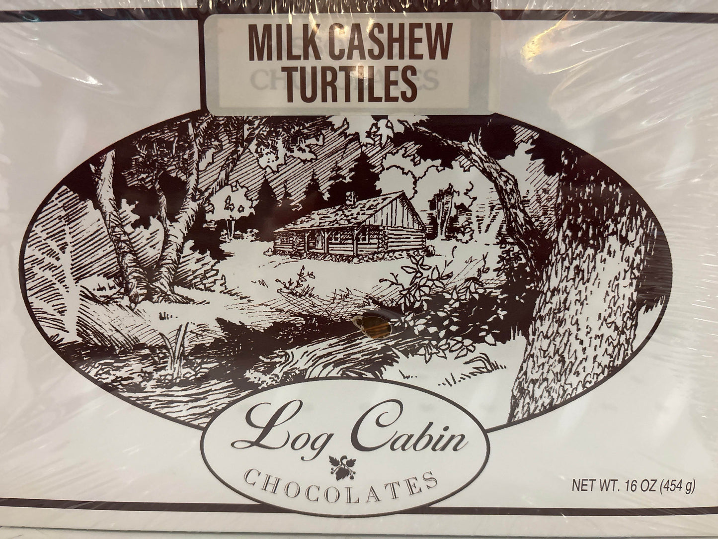 Log Cabin Chocolates - Turtile 16 oz - Log Cabin Chocolates