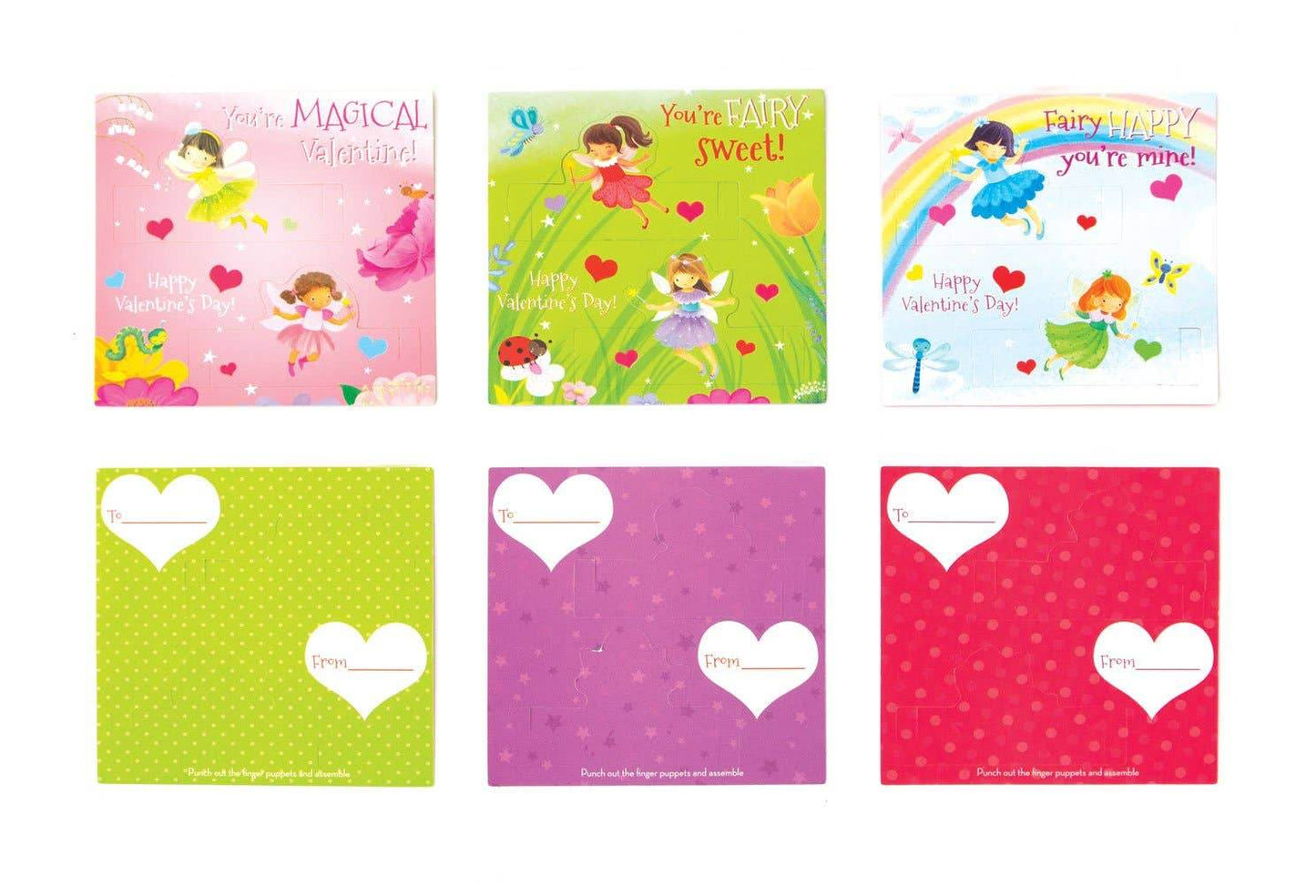 Paper House Productions - Fairy Finger Puppet Valentines - Paper House Productions