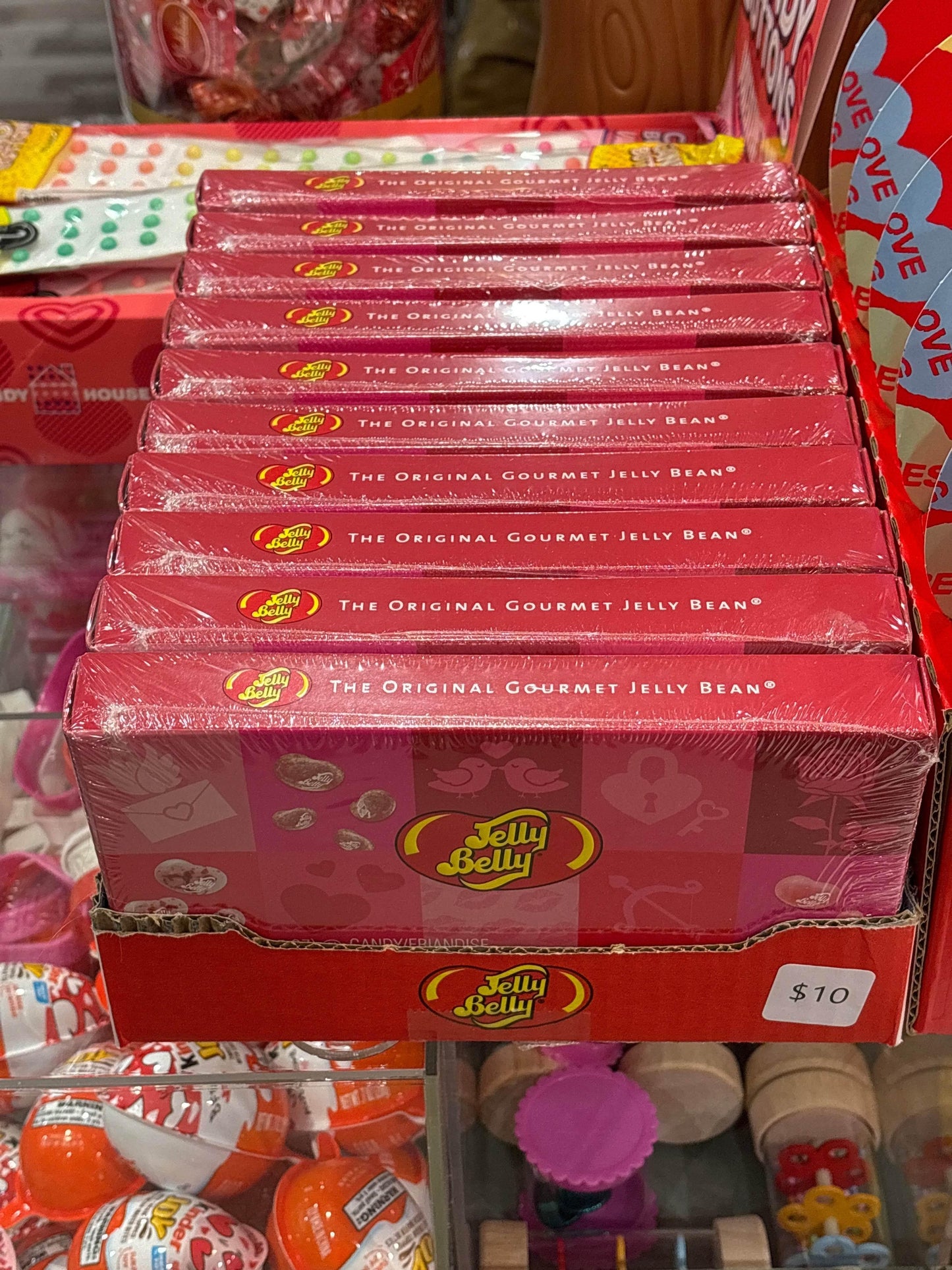 Jelly Belly 10 Flavor Valentine's Gift Box - - The Puntique