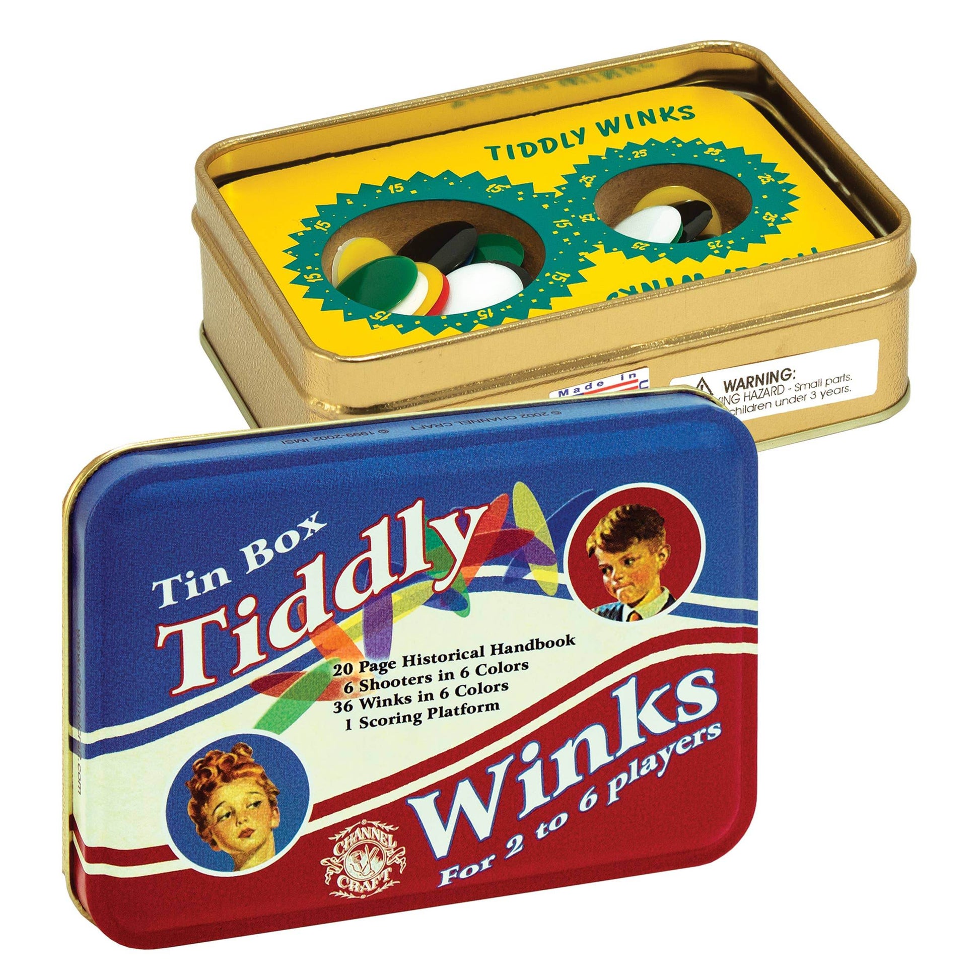 Tiddly Winks in a Classic Toy Tin - Channel Craft
