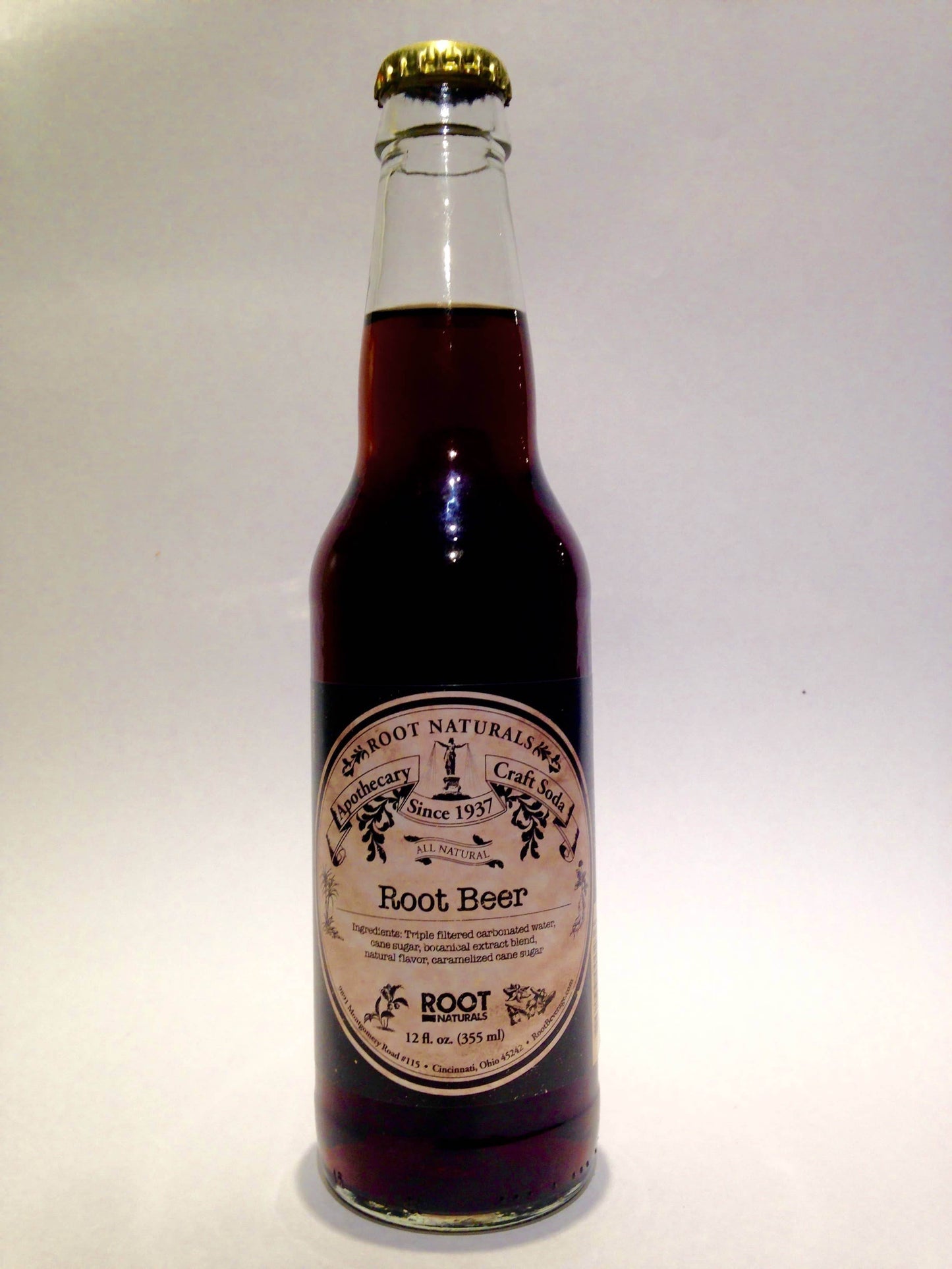 All Natural Apothecary Root Beer, Glass Bottles - Grandpa Joe's Candy Shop