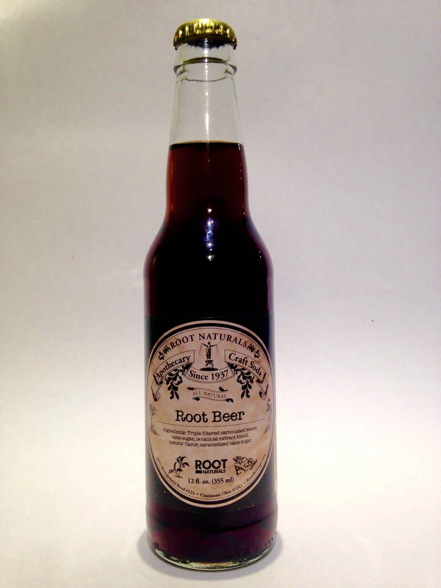 All Natural Apothecary Root Beer, Glass Bottles - - The Puntique