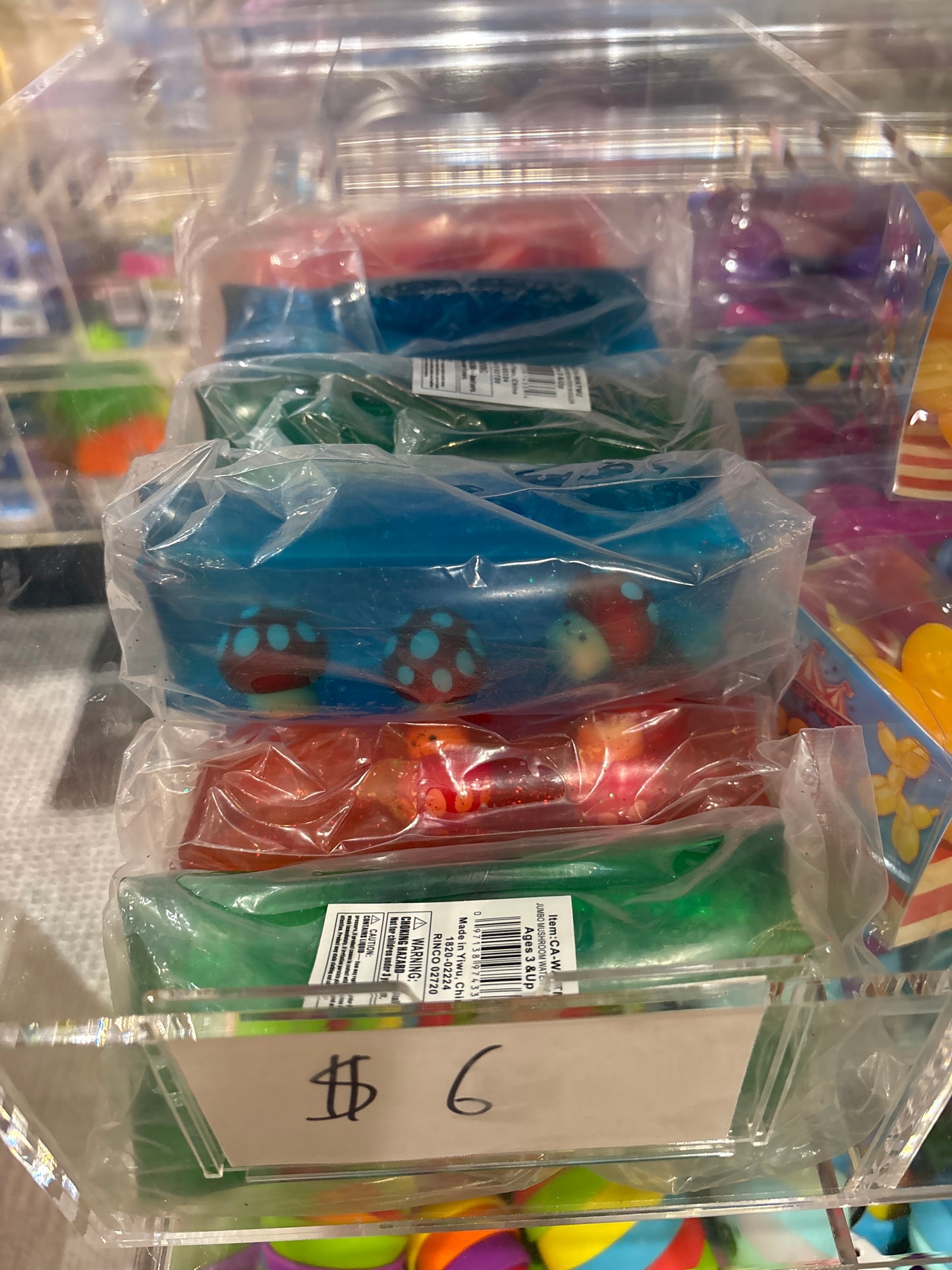 JUMBO MUSHROOM WATER WIGGLER 5" - - The Puntique