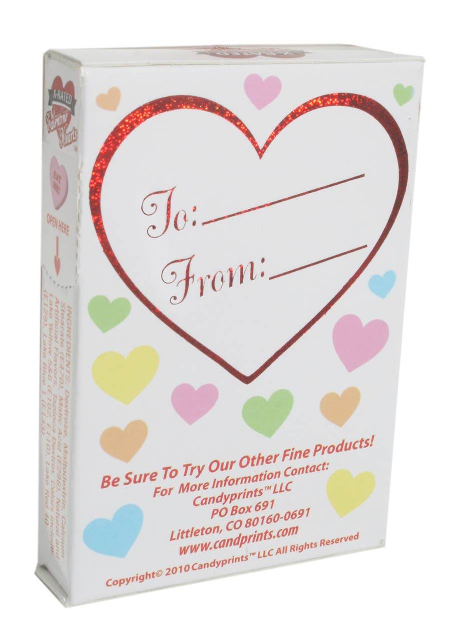 X-Rated Valentine's Conversation Candy Hearts - Little Genie Productions