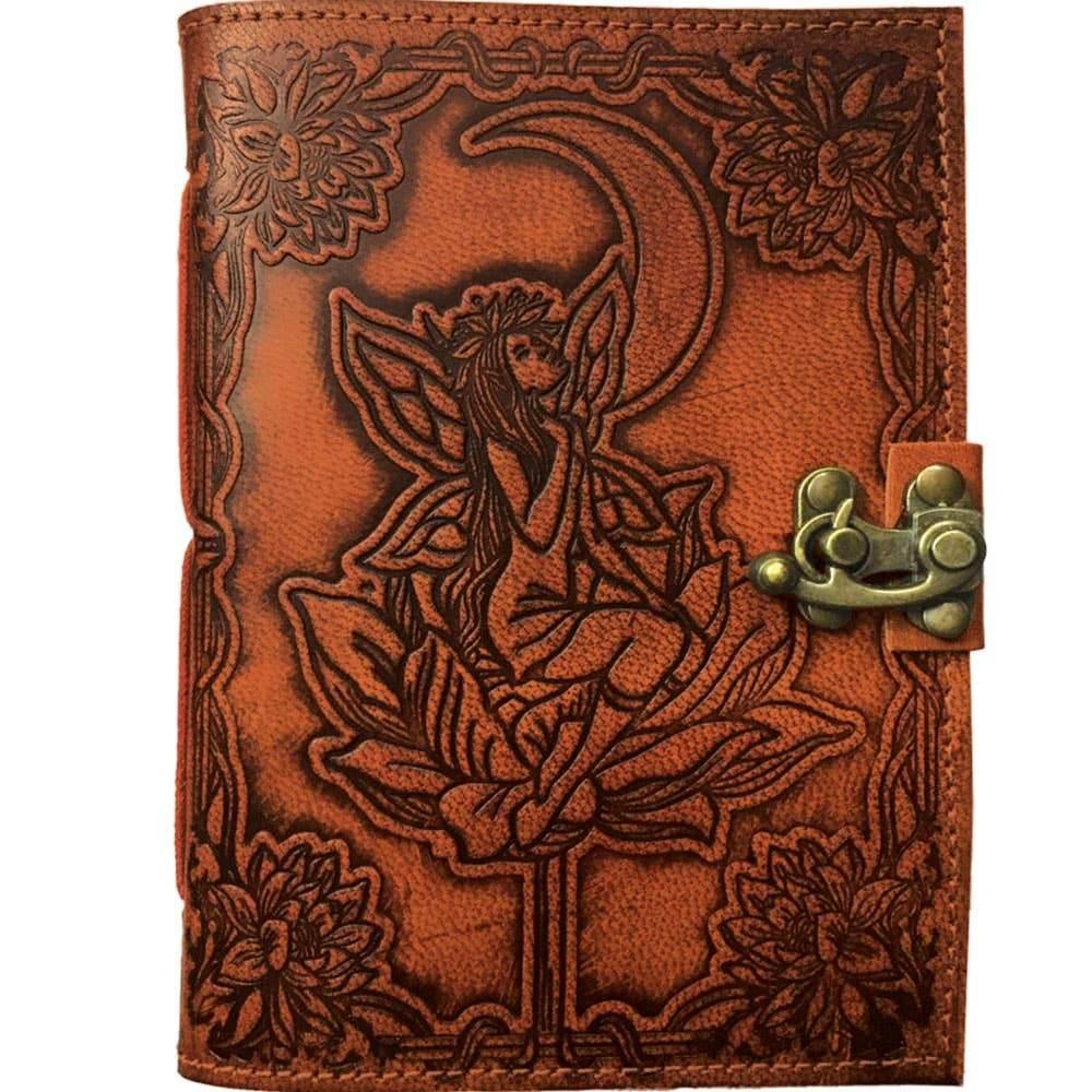 FAIRY MOON LEATHER JOURNAL - - The Puntique