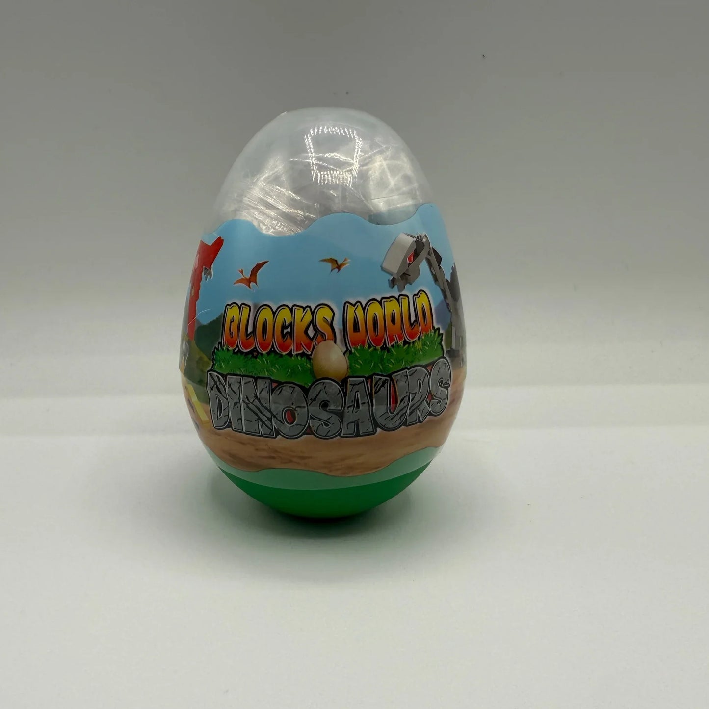 3" DINOSAUR BUILDING BLOCK EGG - - The Puntique