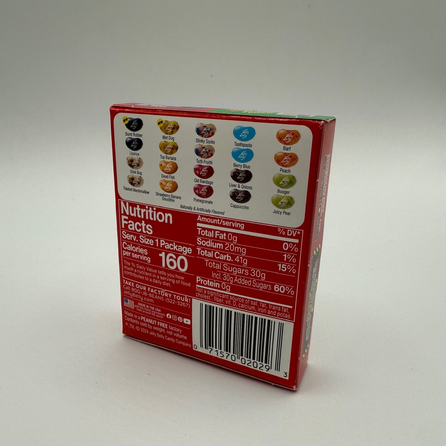 JELLY BELLY BEAN BOOZLED Naughty/Nice 1.6 OZ FLIP BOX