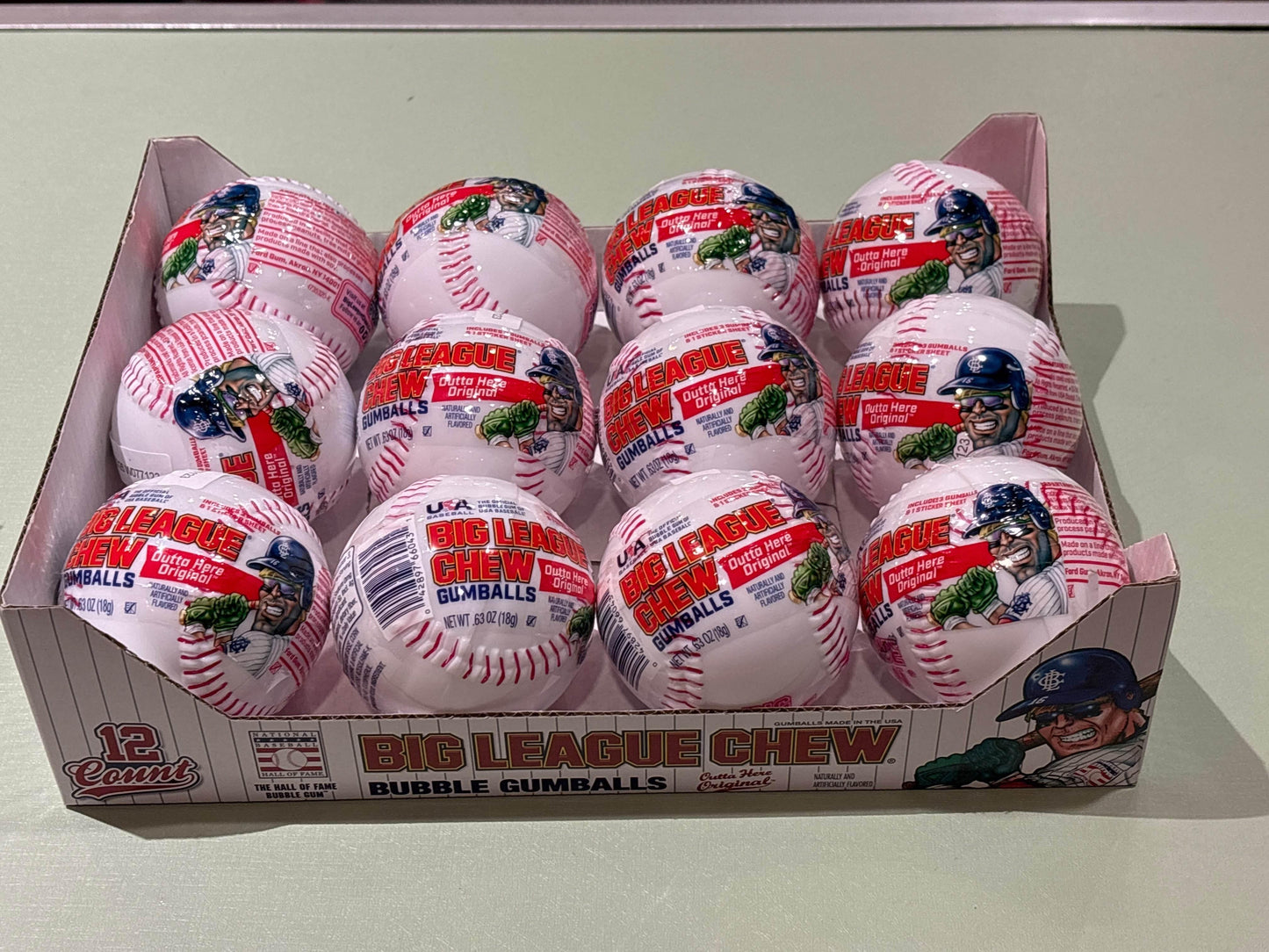 Big League Chew Baseball Gumballs - - The Puntique