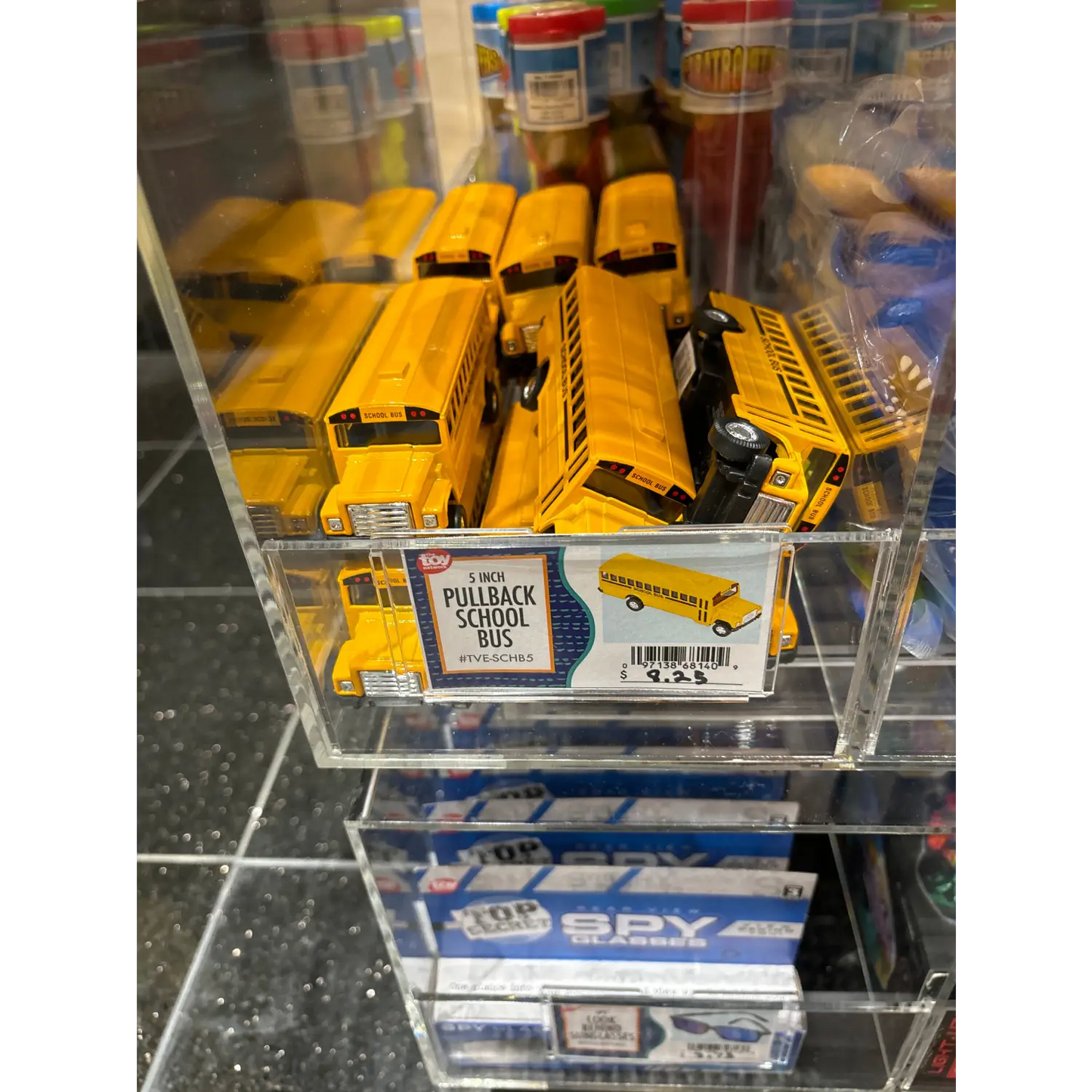 5" DIECAST PULL BACK SCHOOL BUS - - The Puntique