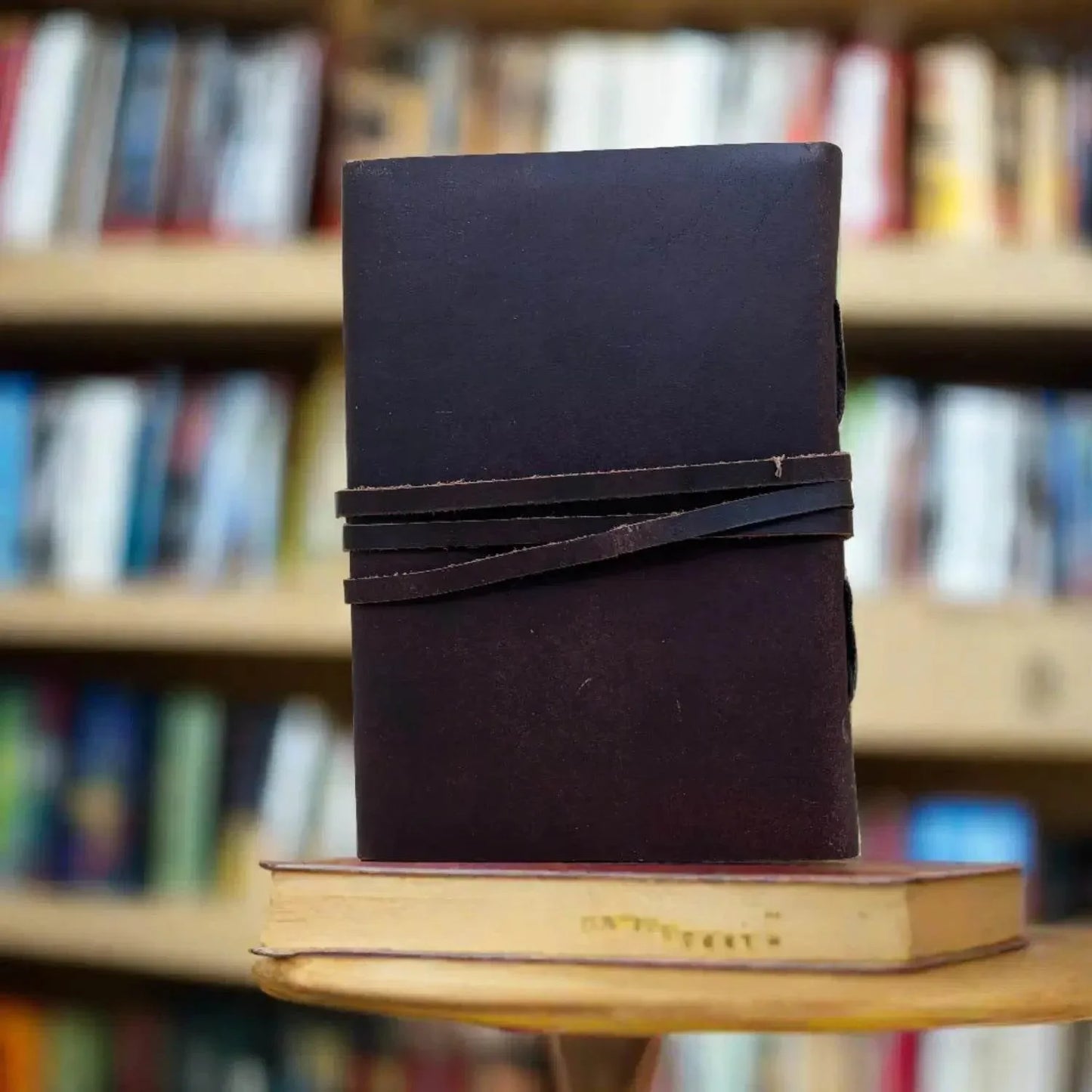 5in x 7in Leather Journal ’Book of Spells’ - - The Puntique
