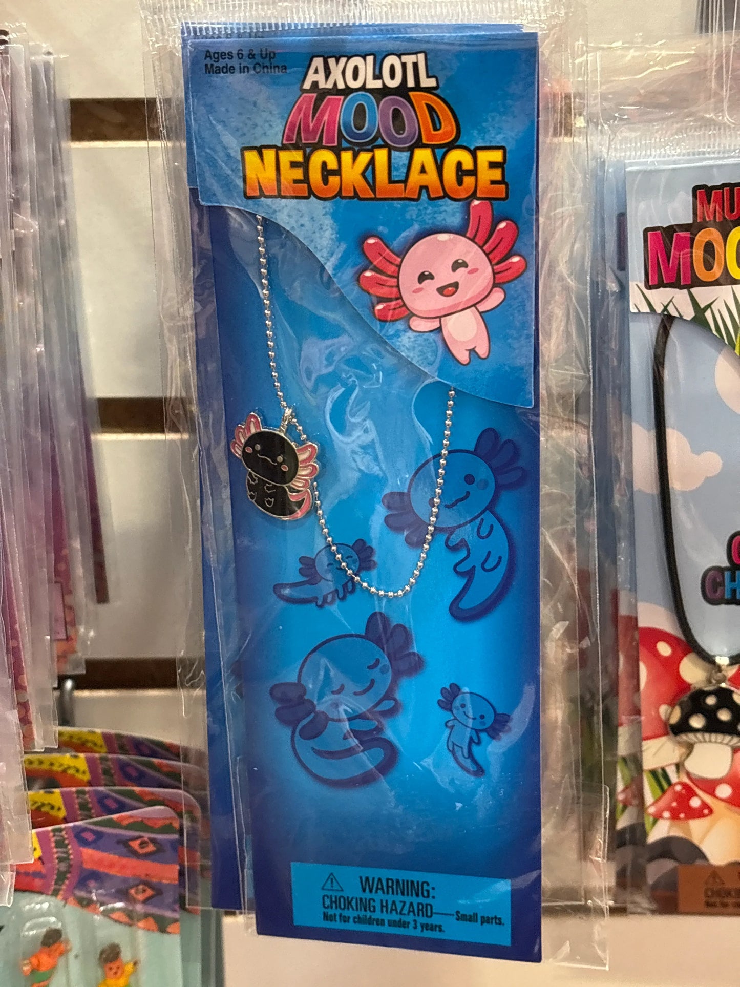 18" AXOLOTL MOOD NECKLACE - - The Puntique