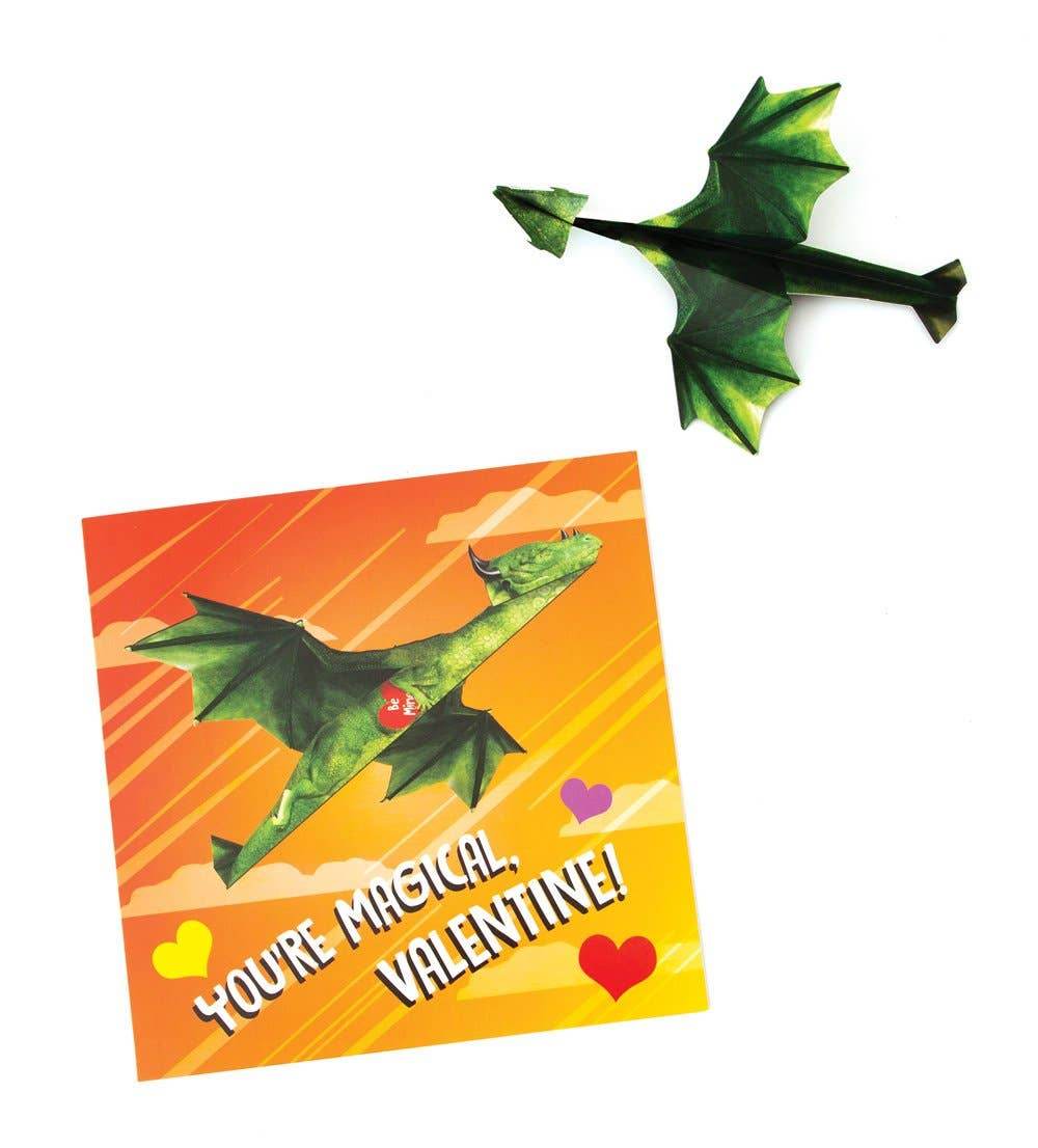 Paper House Productions - Flying Dragons Valentines - Paper House Productions