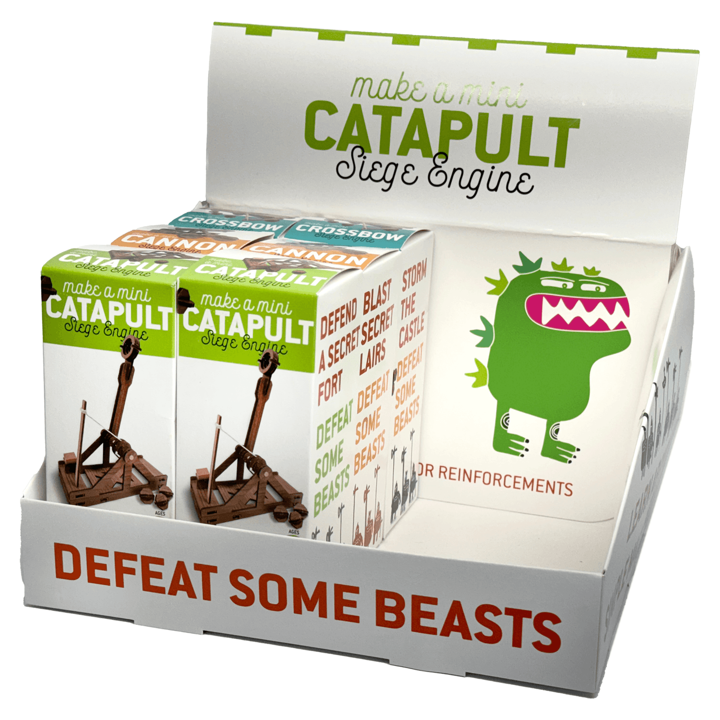 Mini Catapult : Wooden Engineering Model Building Kit - Copernicus Toys