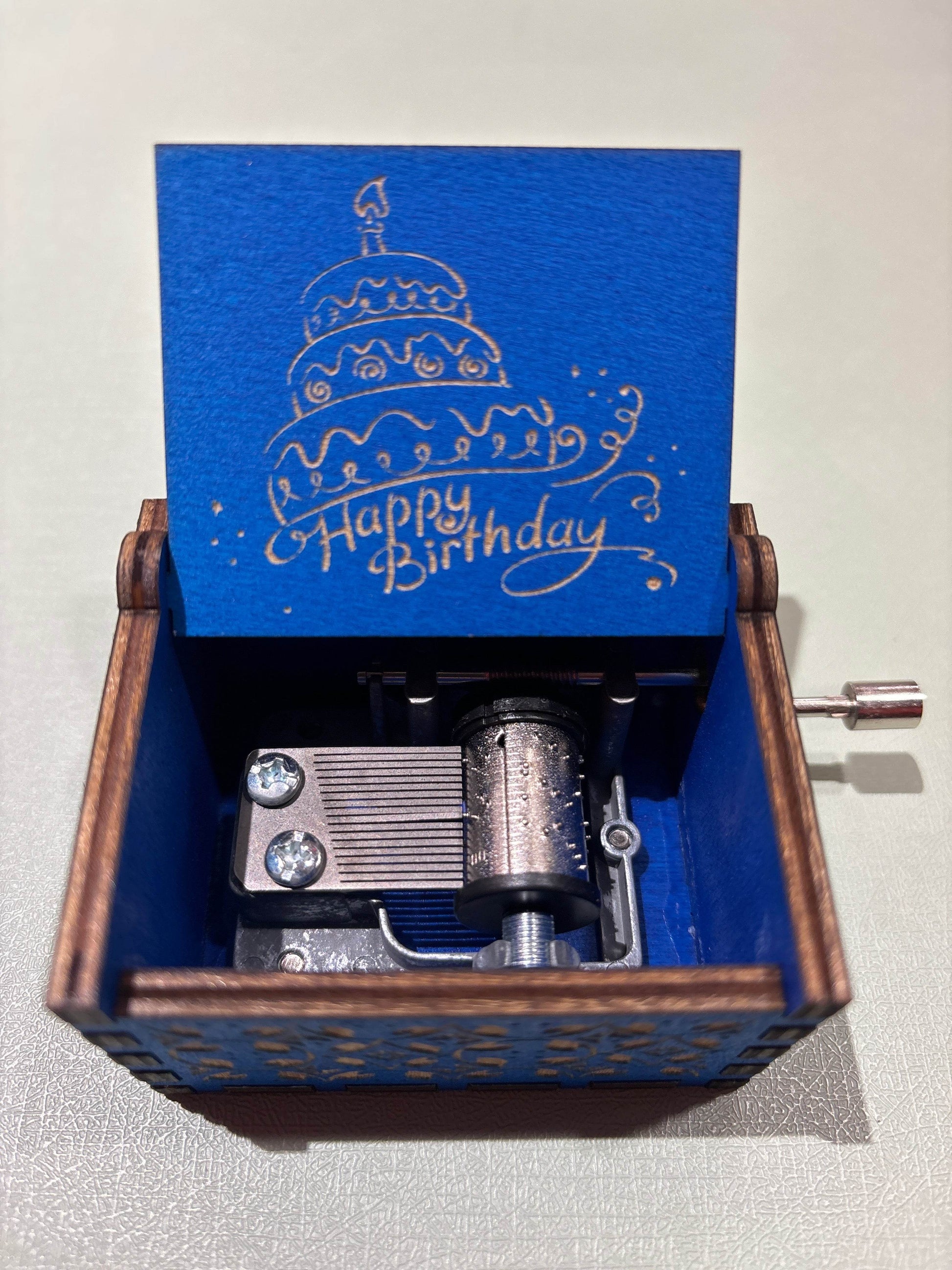 Hand Cranked Wooden Music Box - Aliexpress