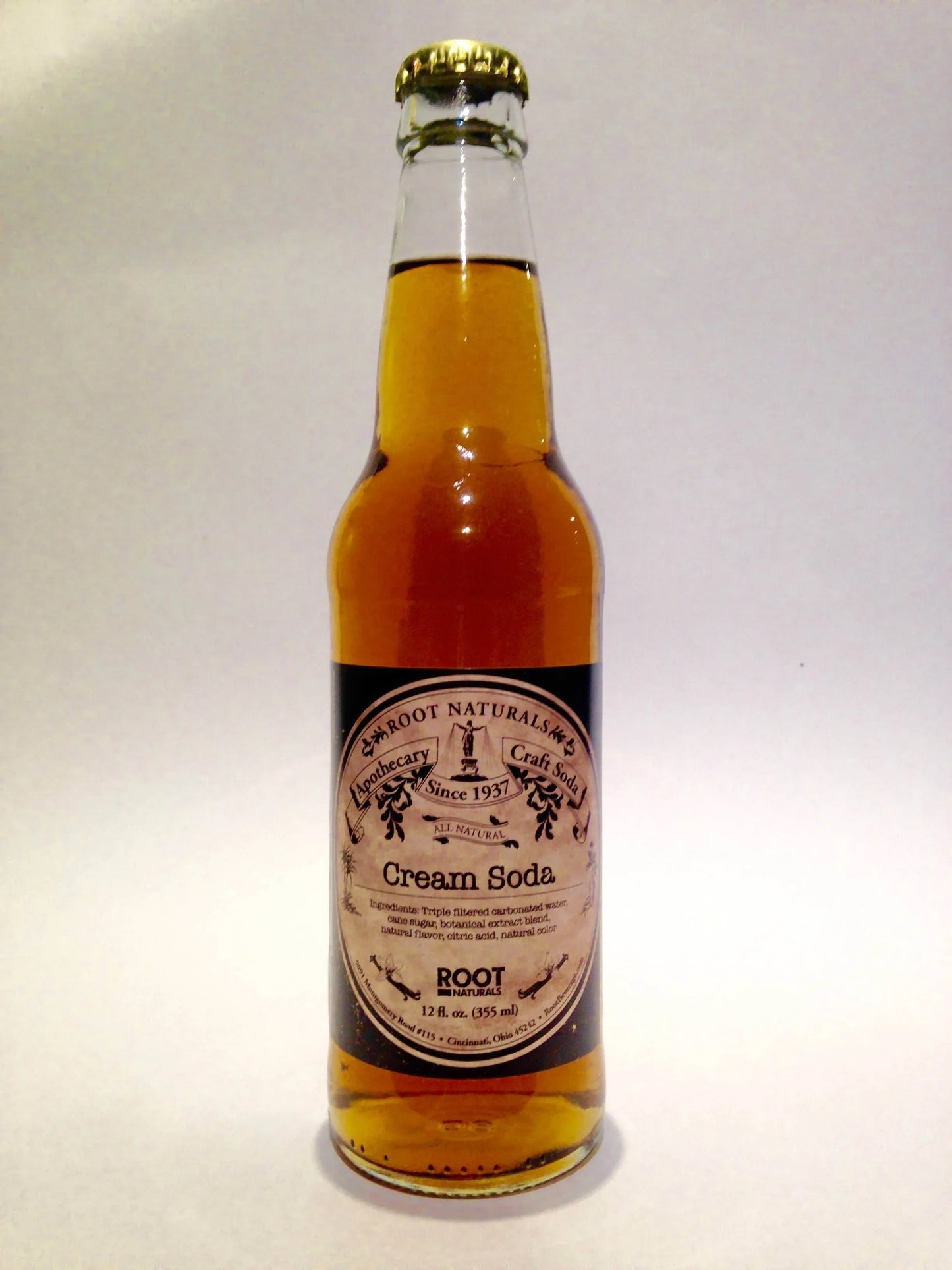 All Natural Apothecary Cream Soda, Glass Bottles - - The Puntique