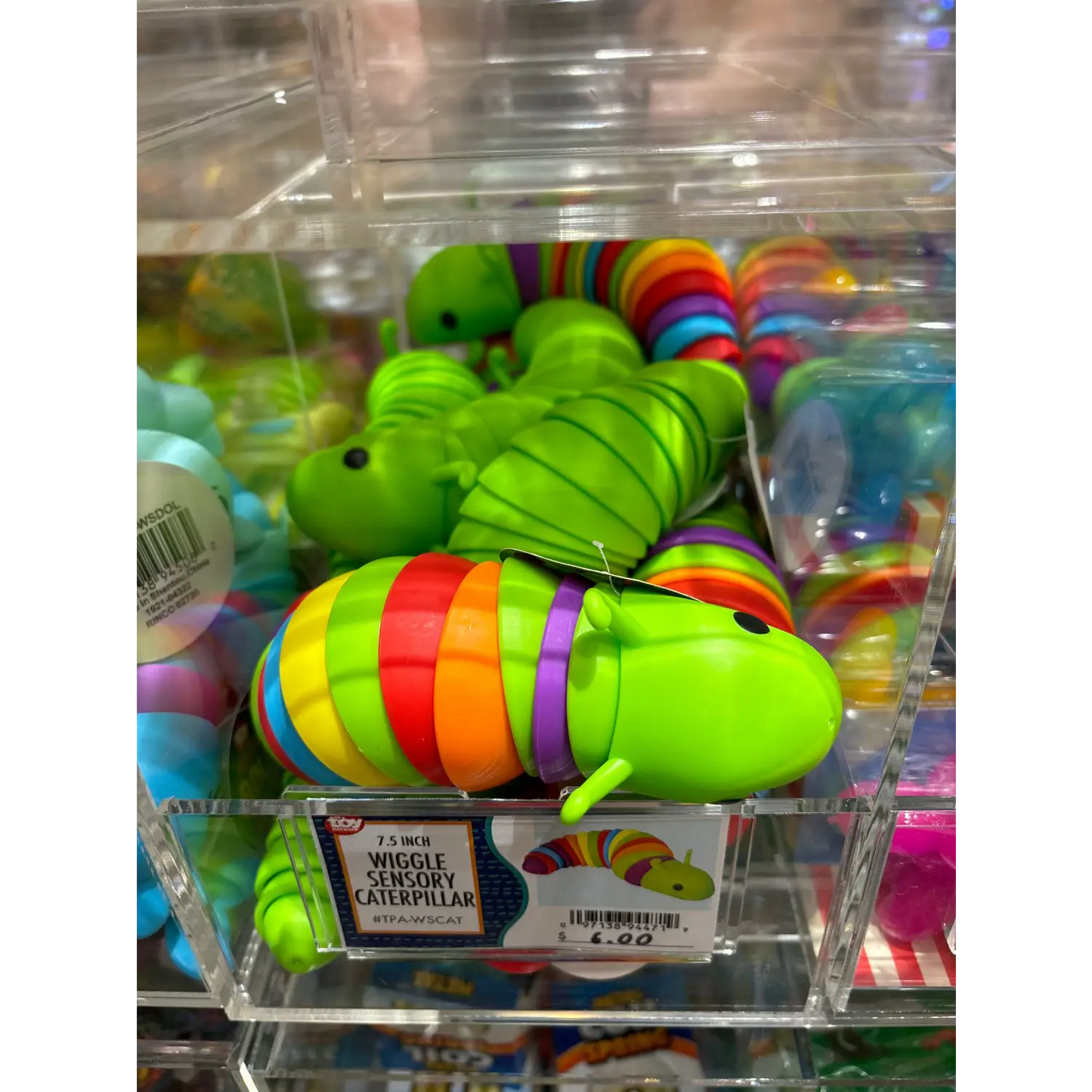 7.5" WIGGLE SENSORY CATERPILLAR - Lunar Squirrel’s Puntique
