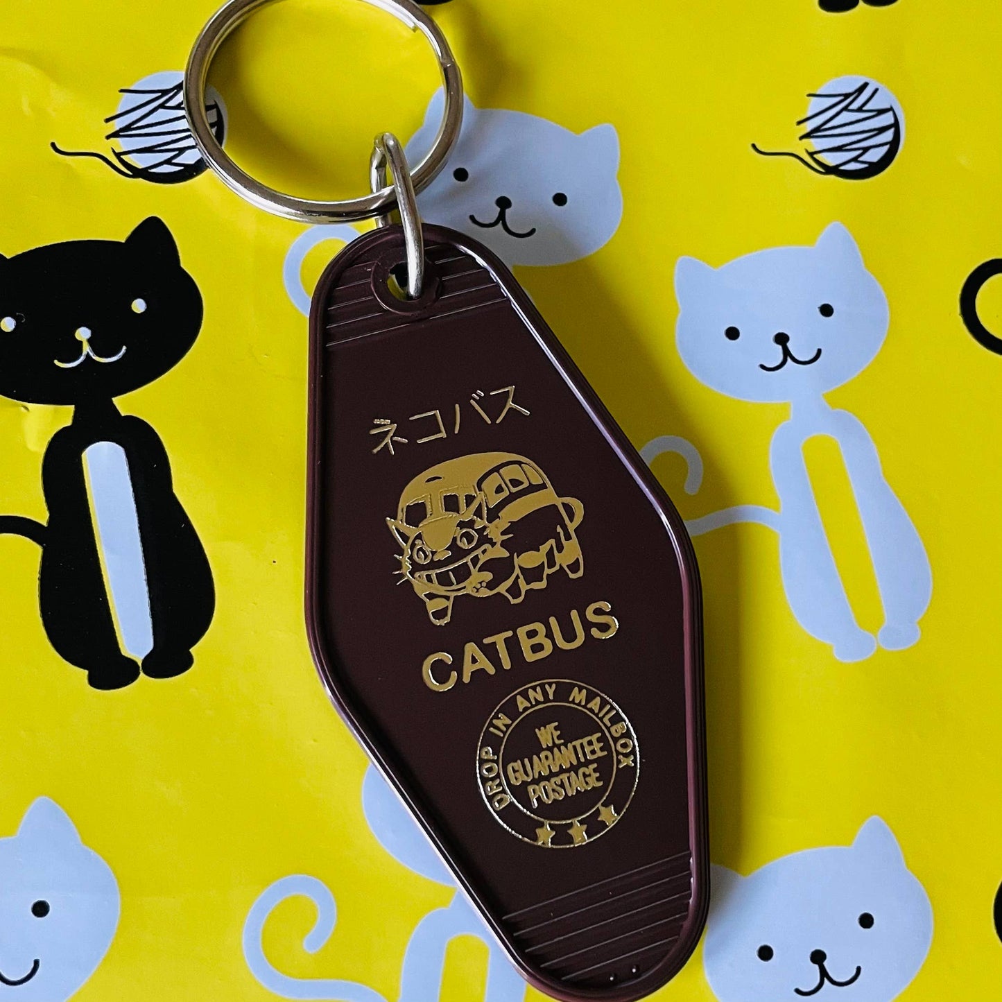 Catbus (Totoro) - Motel Key Fob - - The Puntique