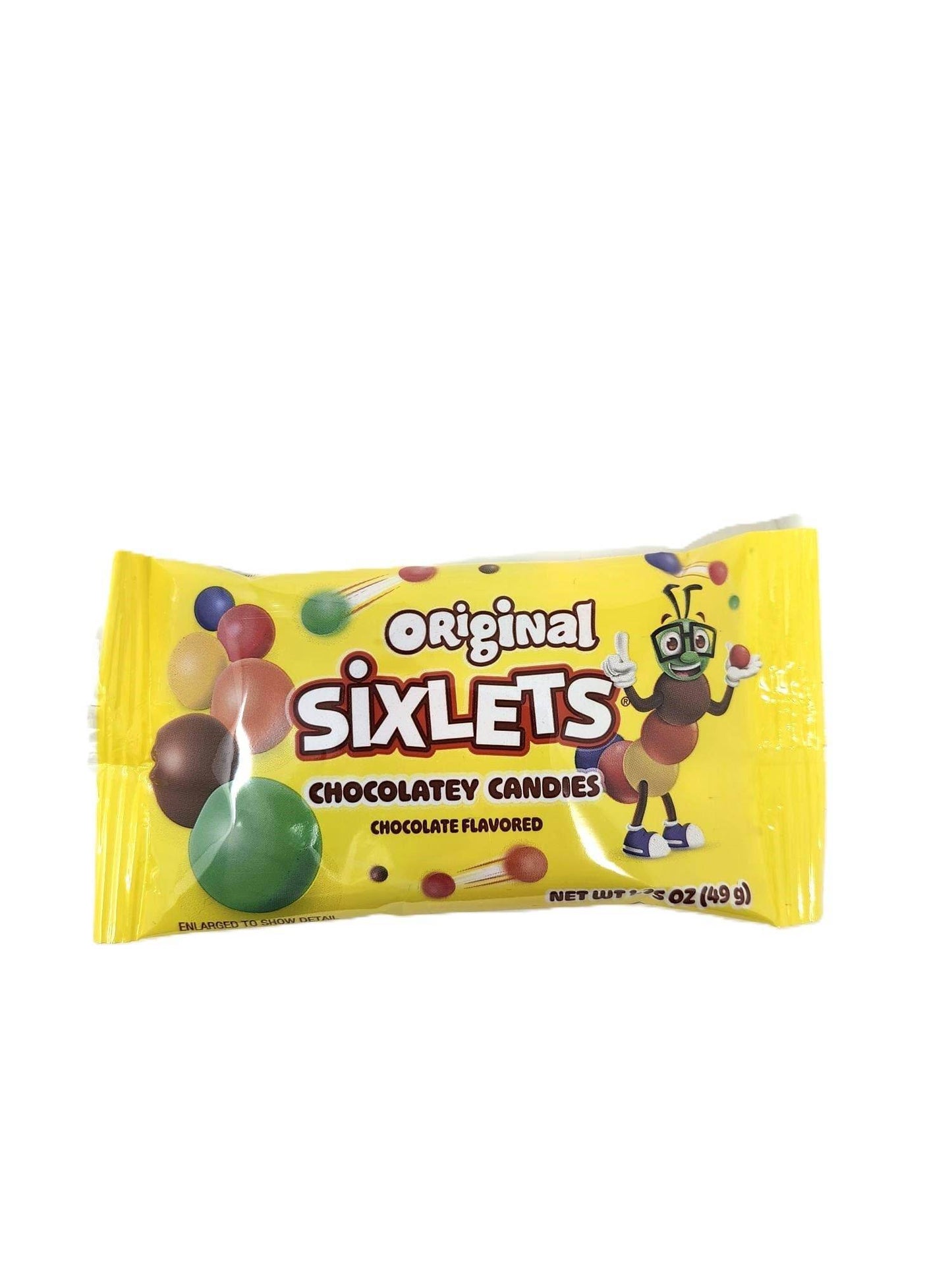 Original Sixlets Chocolatey Candies 1.75oz Bag - Grandpa Joe's Candy Shop