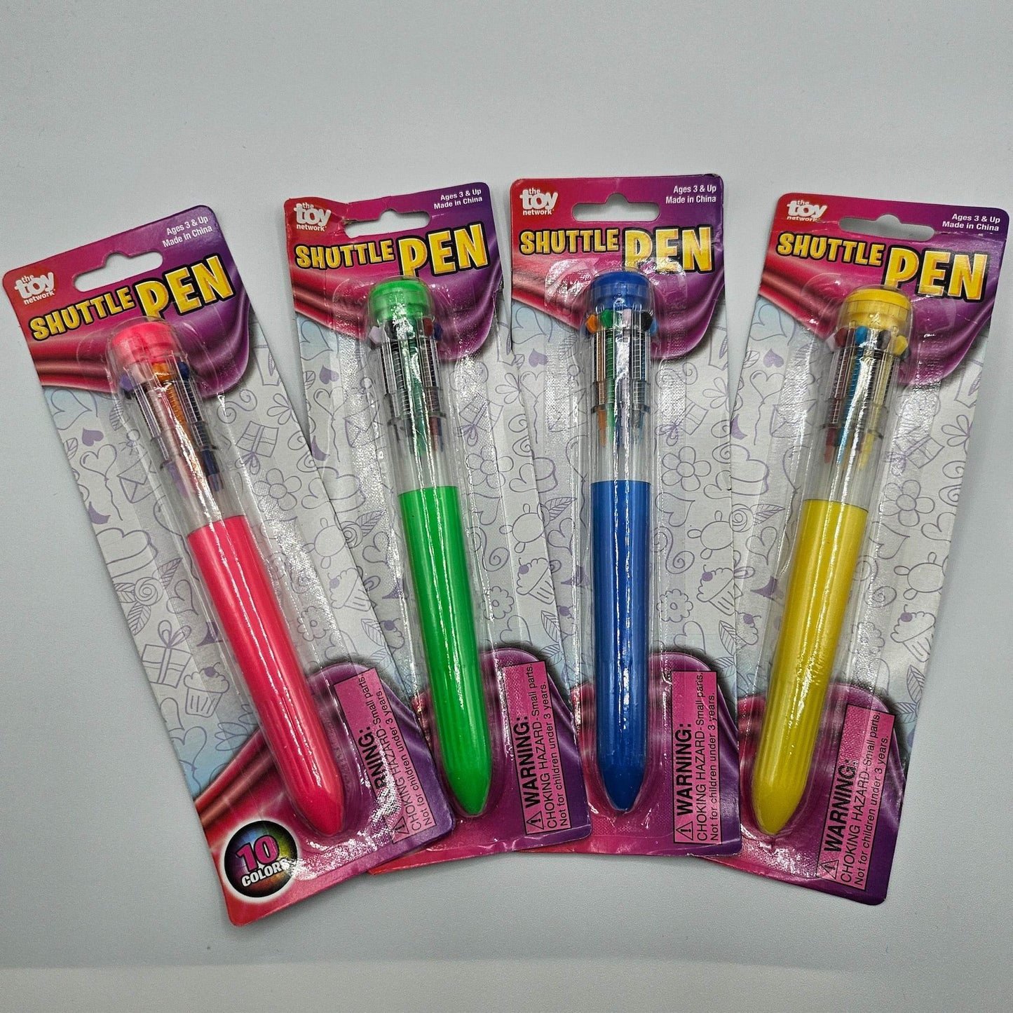 6.5” 10 Color Shuttle Pen - - The Puntique