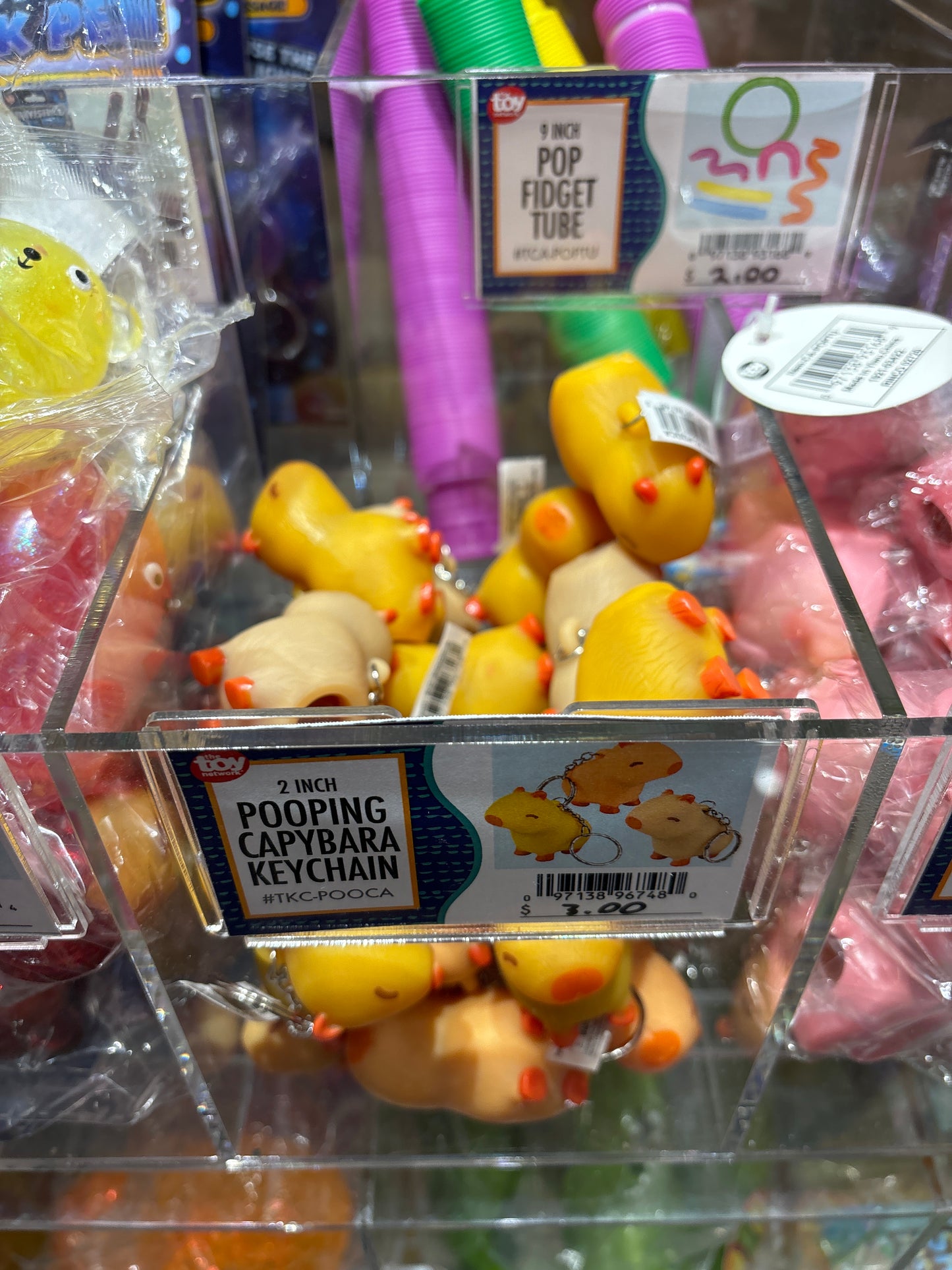 2" Pooping Capybara Keychain