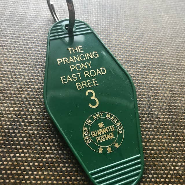 The Prancing Pony (Lord of the Rings) - Motel Key Fob - - The Puntique