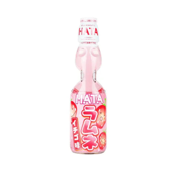 Hata Ramune Strawberry 200ml (Japan) - - The Puntique