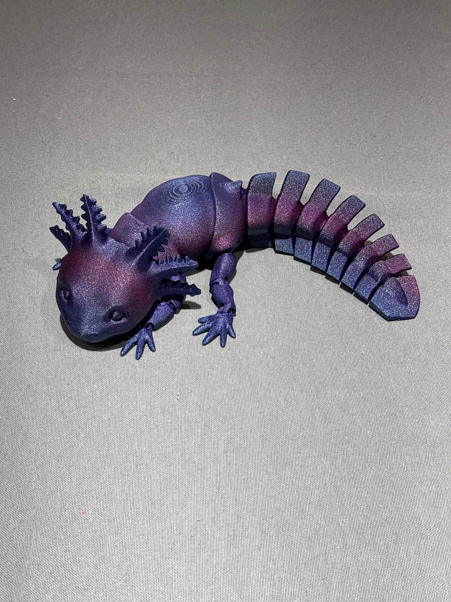 10” 3D printed articulated Axolotl - Fresh Prints of Bel Air
