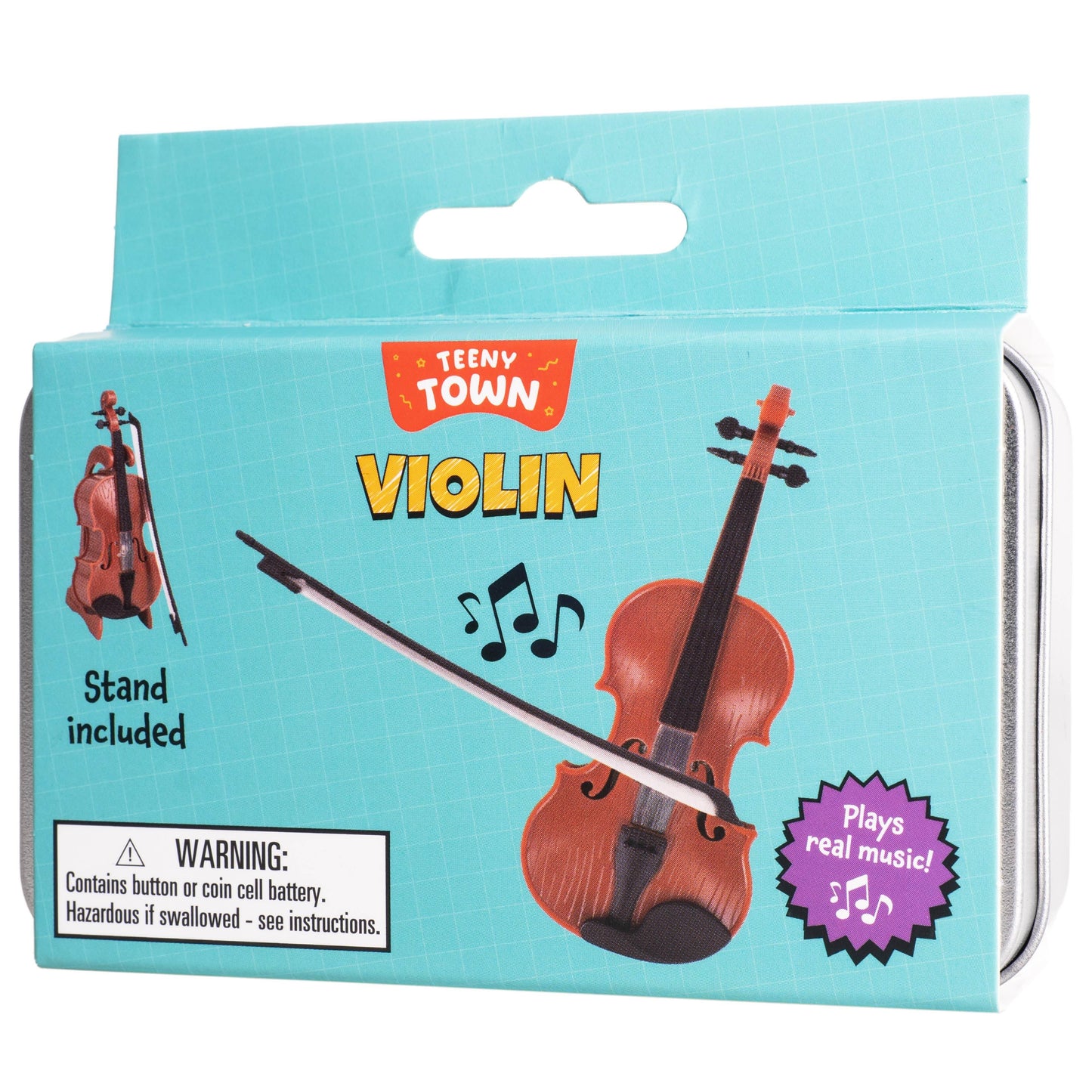 Teeny Town Violin with Sound – Mini Novelty Toy - - The Puntique
