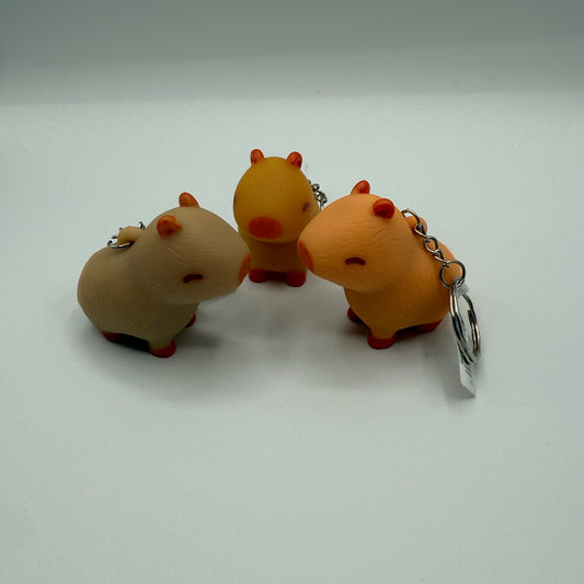 2" Pooping Capybara Keychain