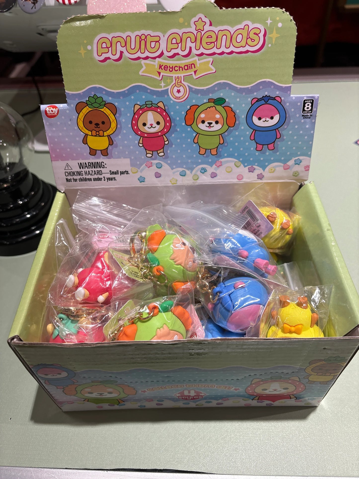 2" Kawaii Fruit Animal Clip On - - The Puntique