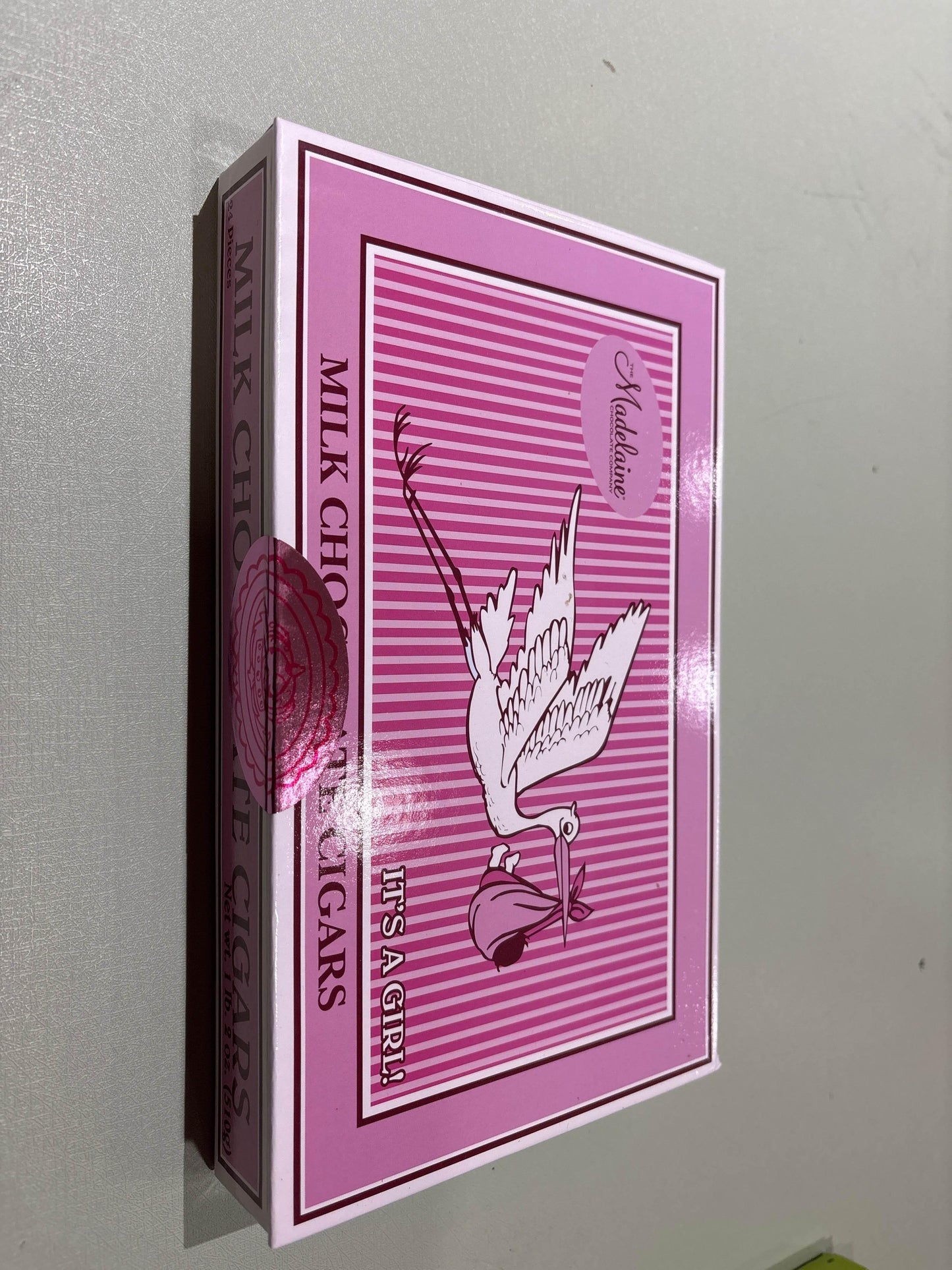 MADELAINE MILK CHOCOLATE FOILED CIGARS - It's A Girl - The Puntique
