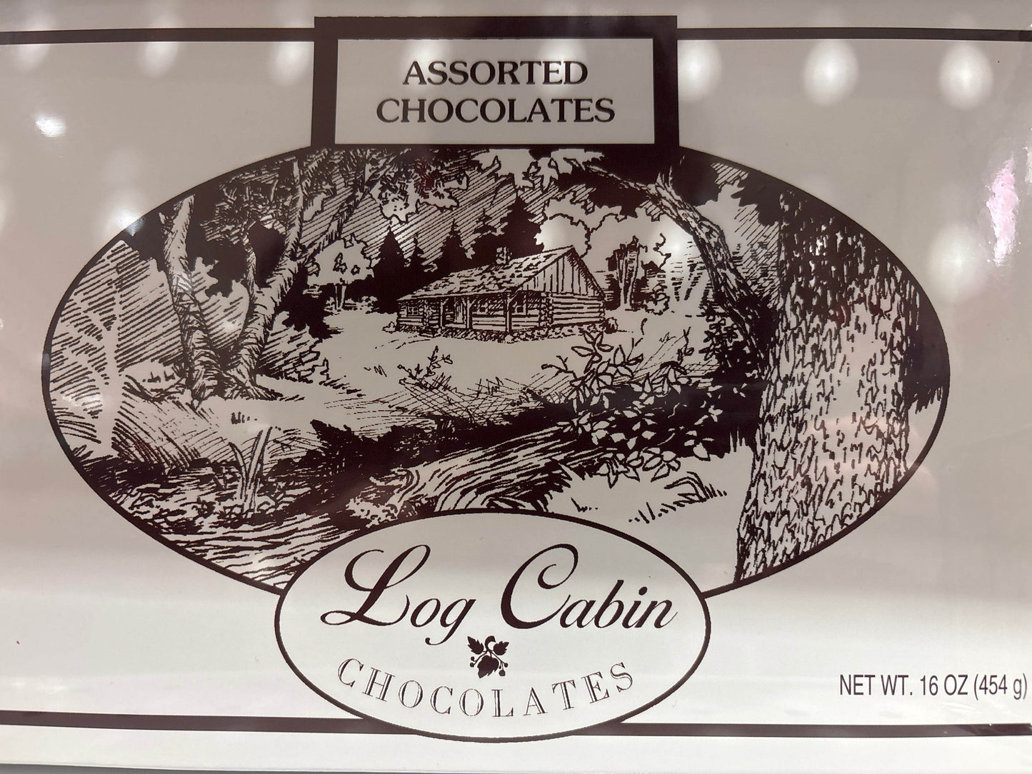 Log Cabin Chocolates 16 oz - Log Cabin Chocolates