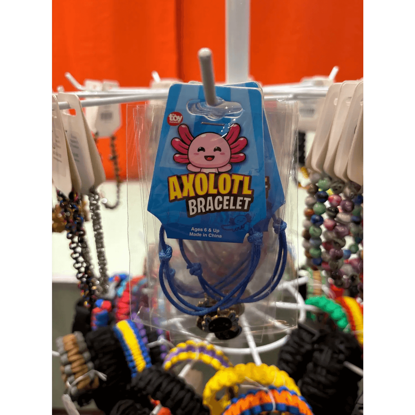 Axolotl Cord Bracelet - The Toy Network