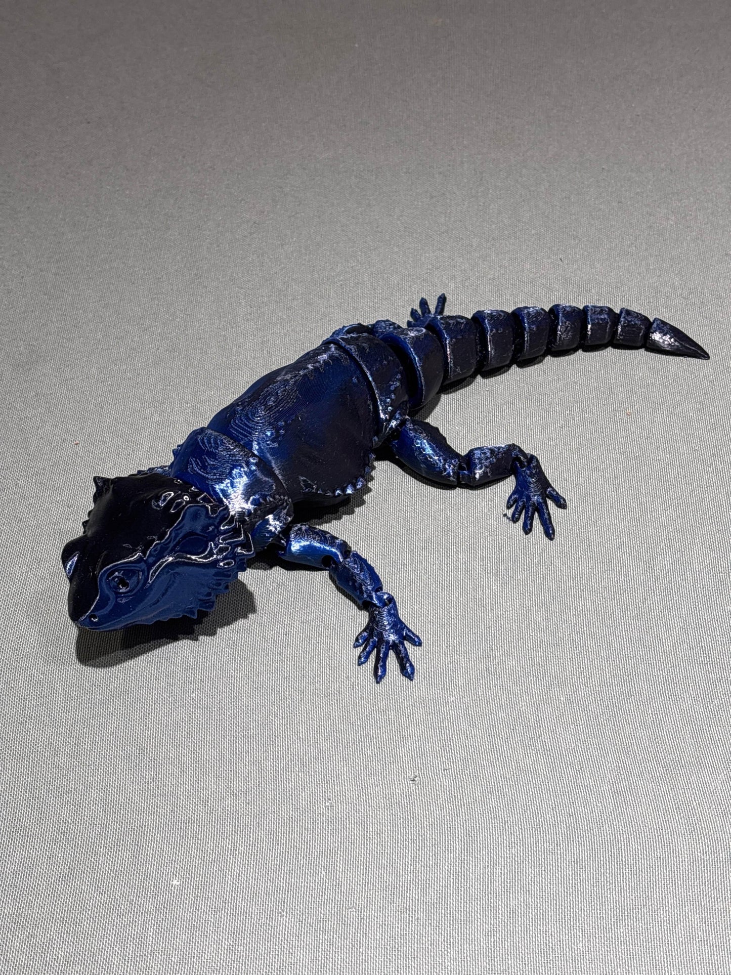 10” 3D printed articulated Crested Gecko - - The Puntique