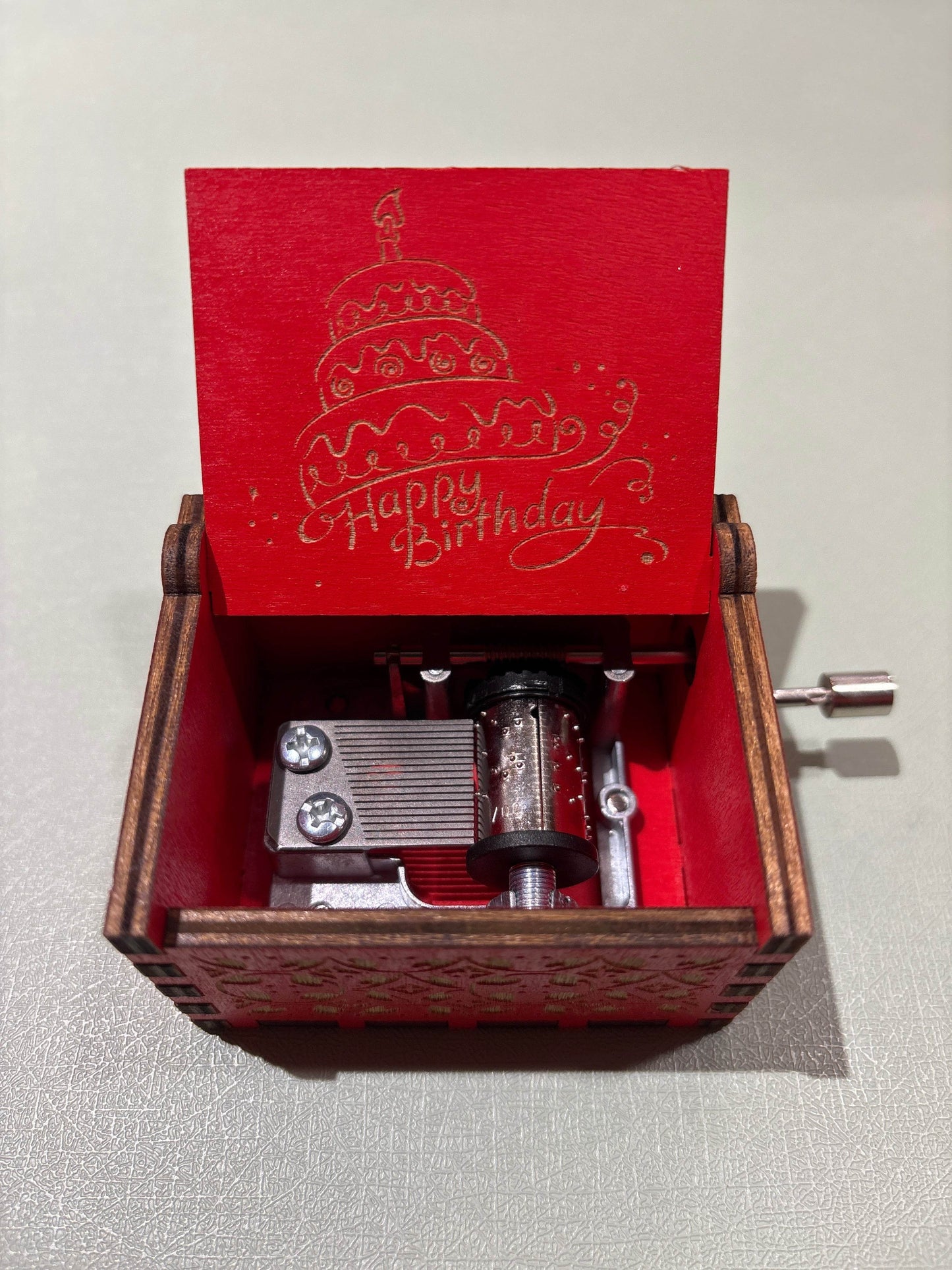 Hand Cranked Wooden Music Box - Aliexpress