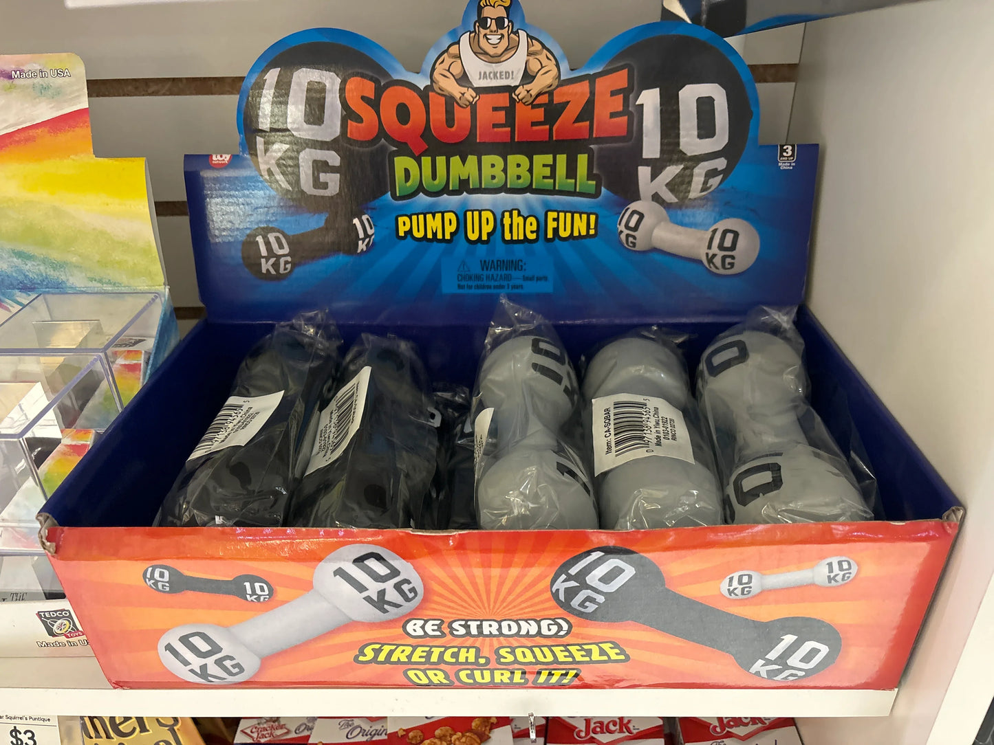 6.75" Squeeze Dumbbell - - The Puntique